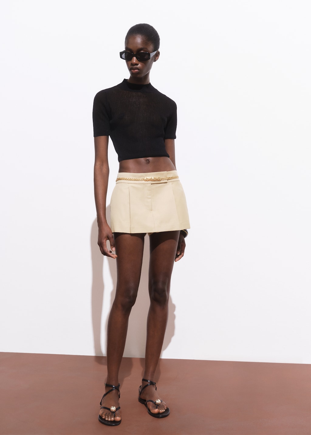 ◎mangomanyplease◎ NOBS SKIRT (2colors) Mini-skirt with pleats - Women | MANGO USA