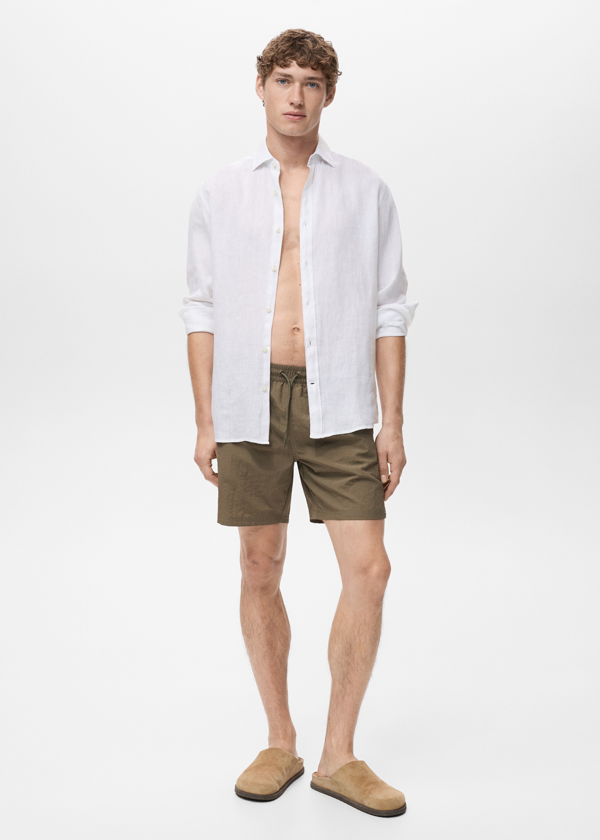 Basic drawstring swimsuit - General plane