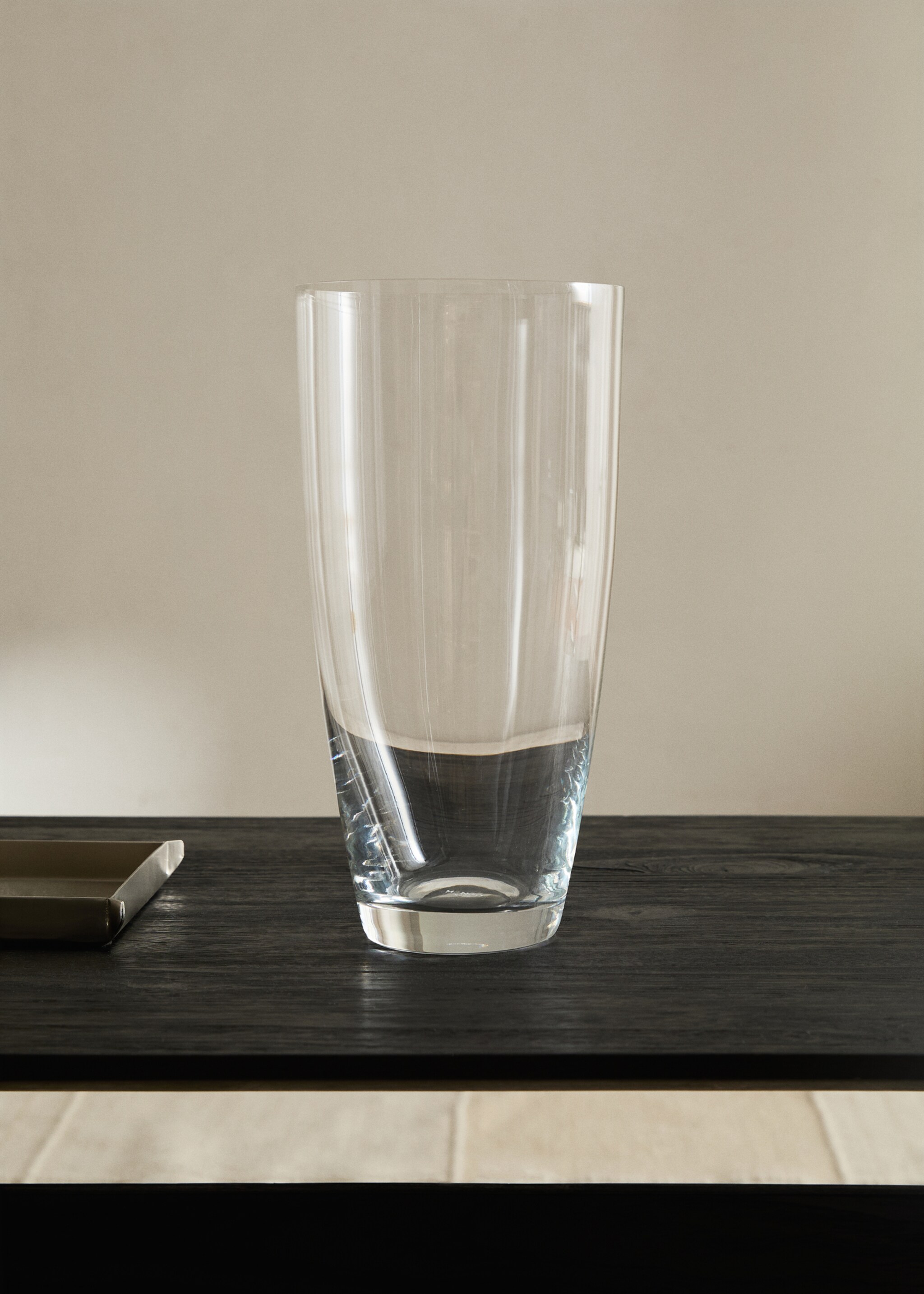 Kristallvase - Allgemeine Ansicht, Eisgrau. Ref: 17081541-00.