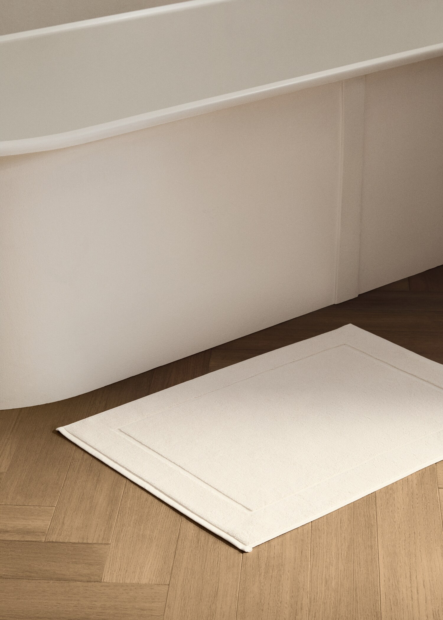 100% cotton bathroom mat - General plane