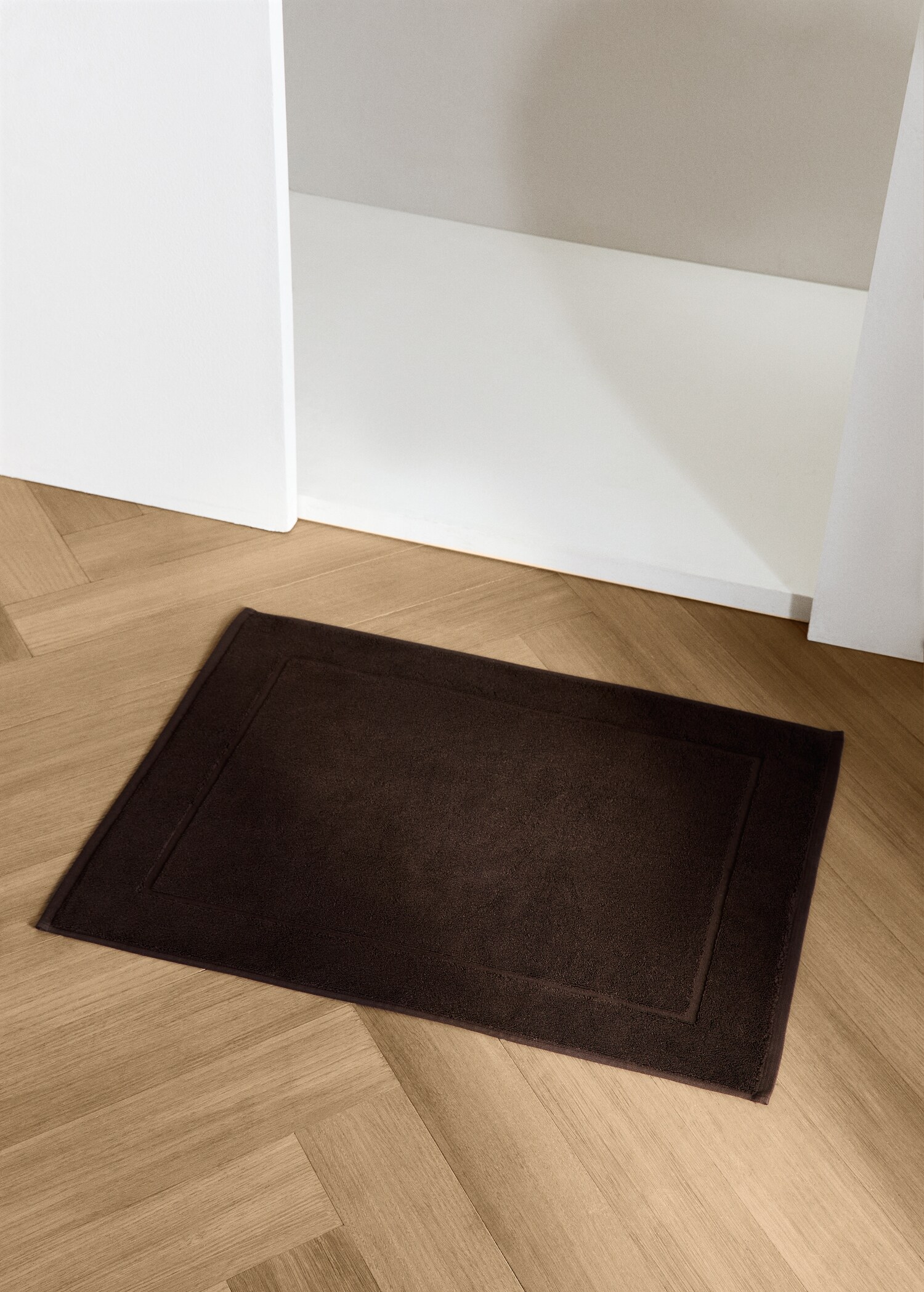 100% cotton bathroom mat - General plane