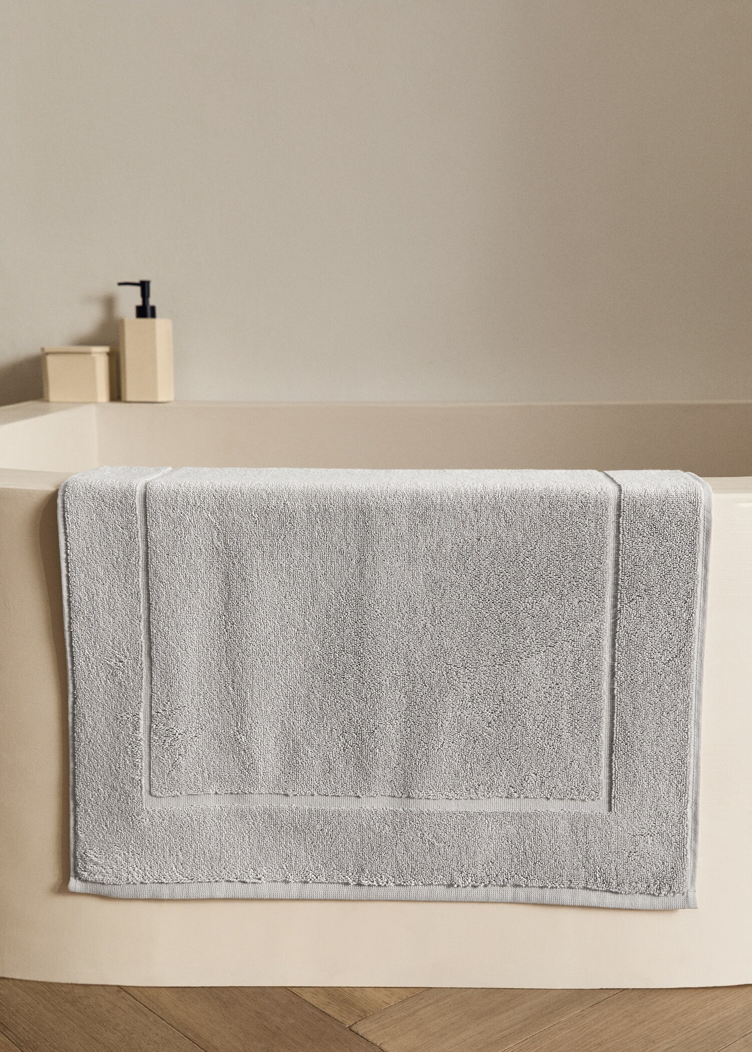 100% cotton bathroom mat - General plane