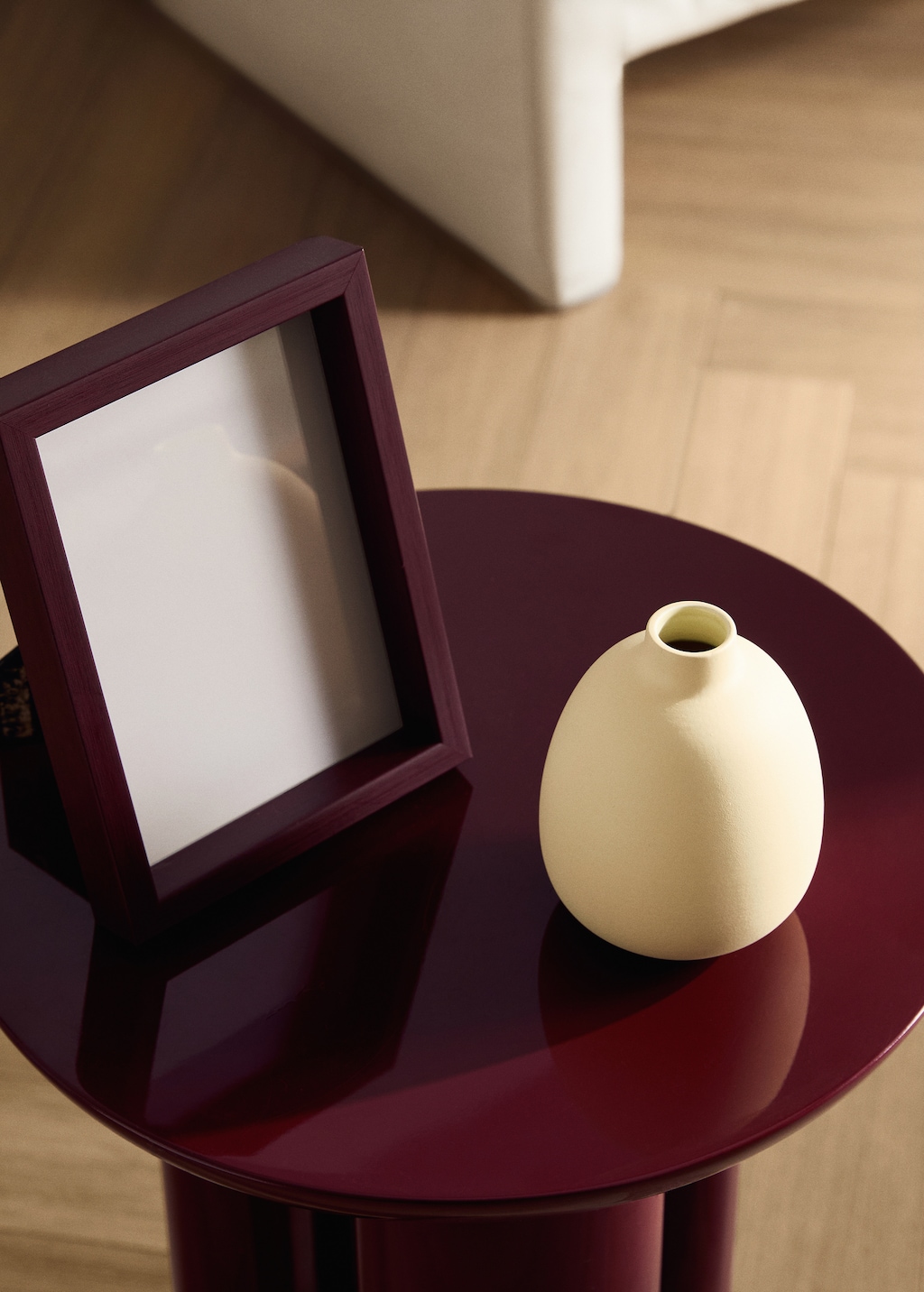 Small earthenware vase