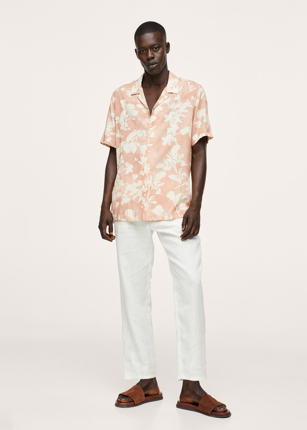 Chemise fluide imprime fleuri Homme MANGO Nouvelle Caledonie