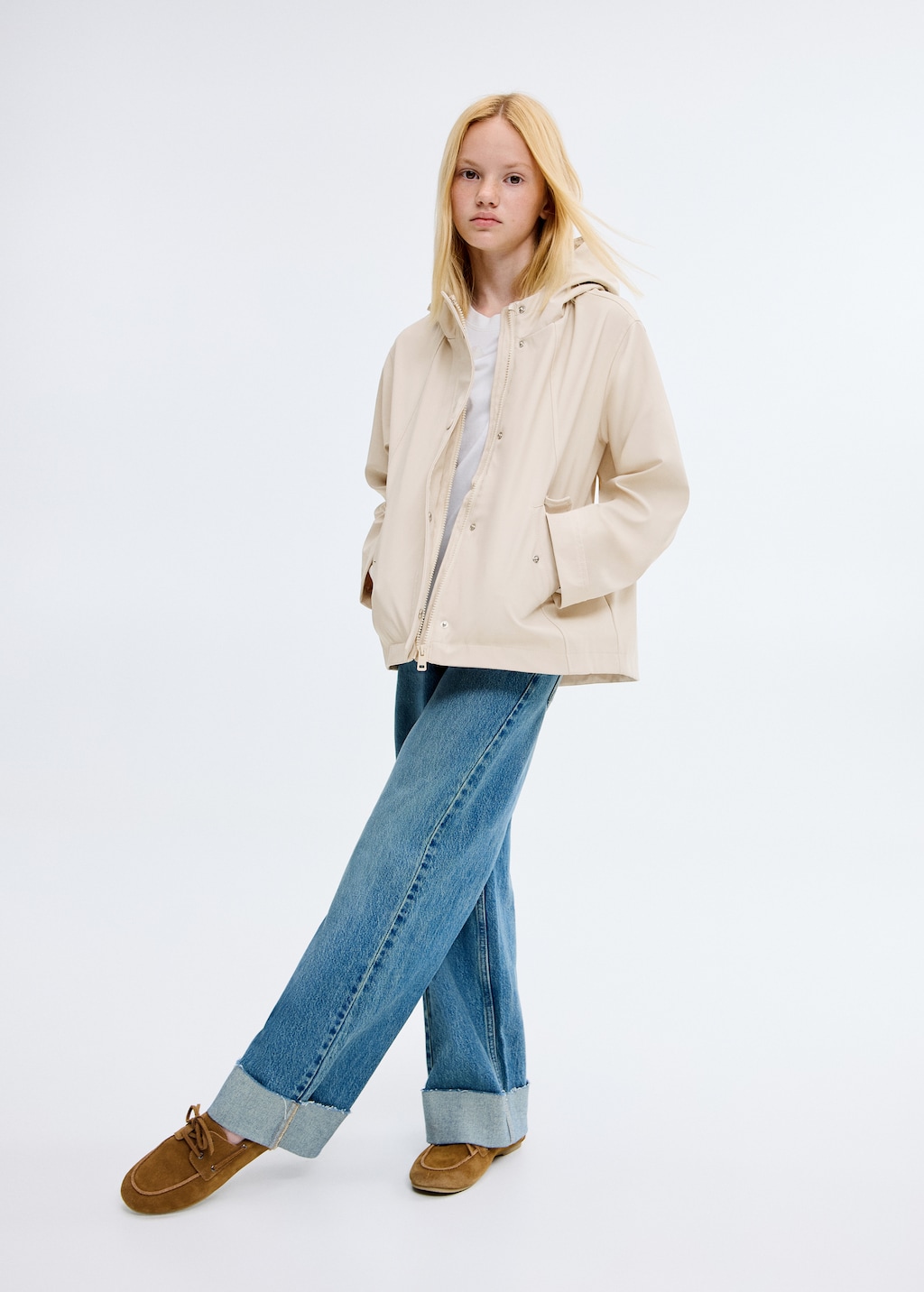 Regenjas met capuchon