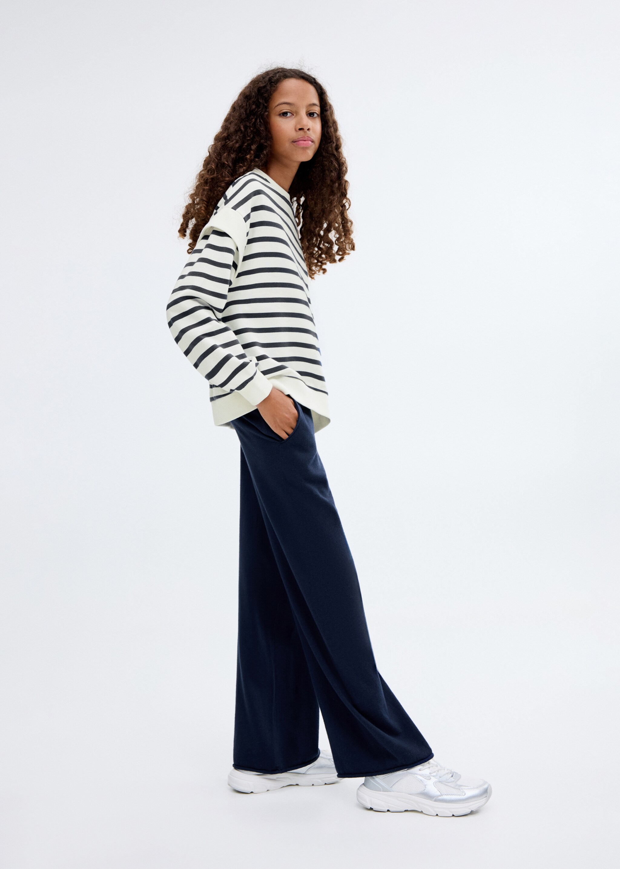 Cotton-knit trousers - General plane, Navy. Ref: 17083277-00.