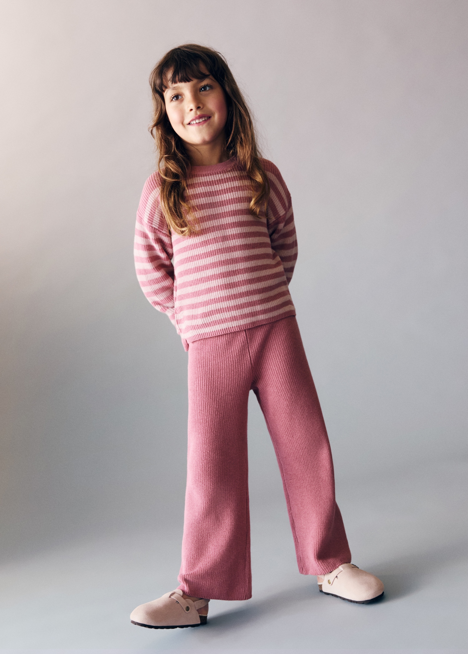 Pantaloni din tricot de bumbac - Plan general