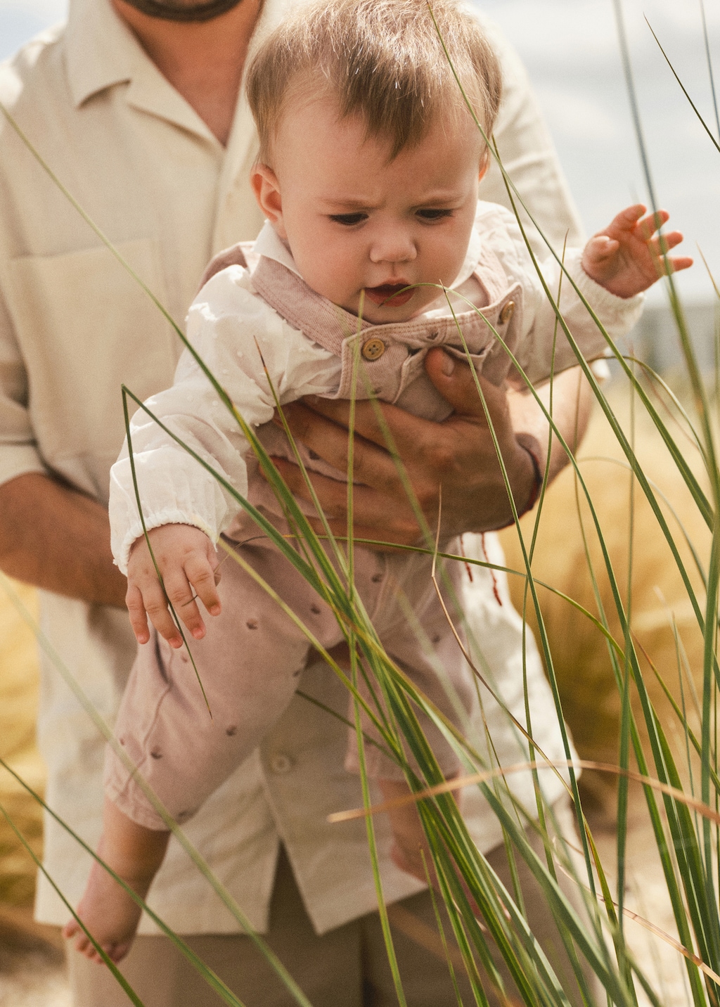 Embroidered denim dungarees