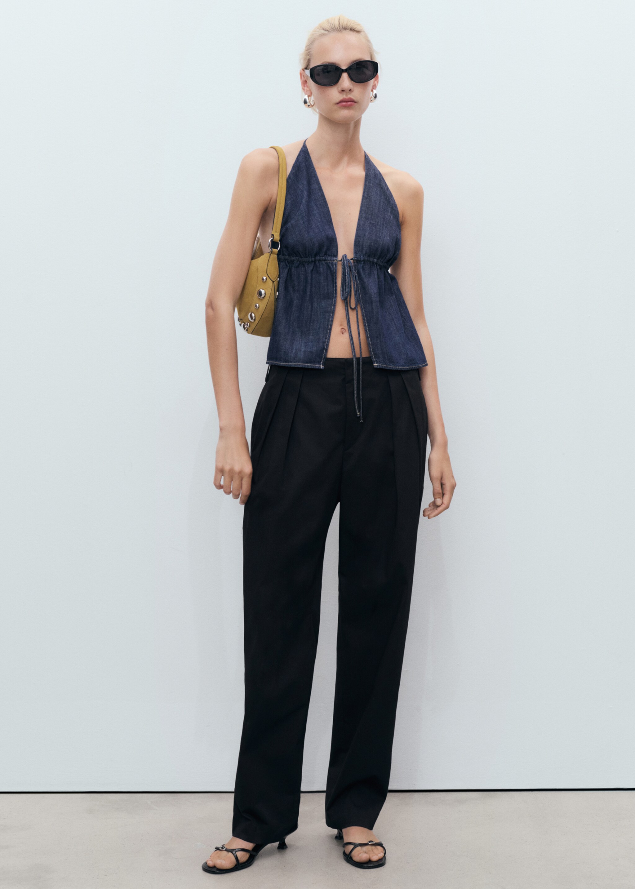 Pantalon coton boutonné - Plan général