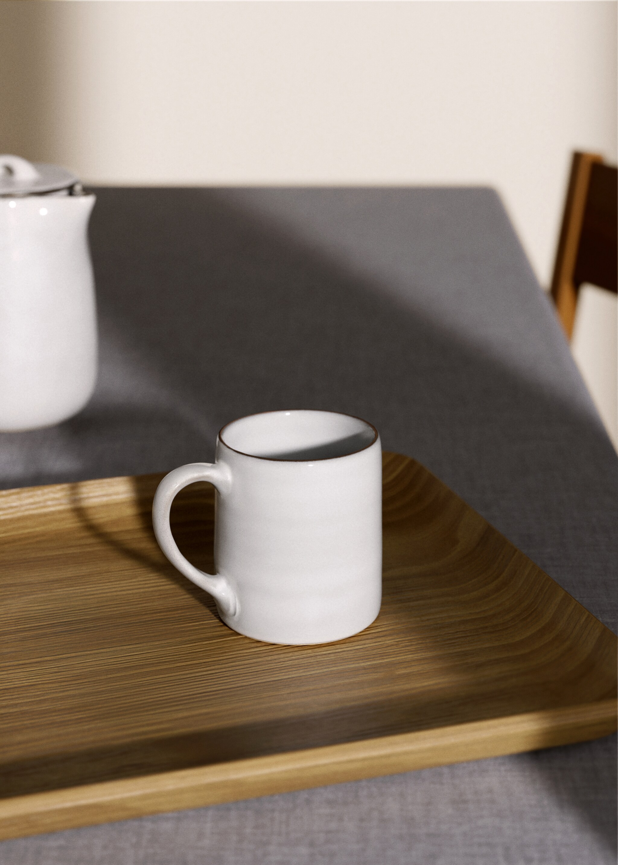 Contrast stoneware teapot - Γενικό πλάνο