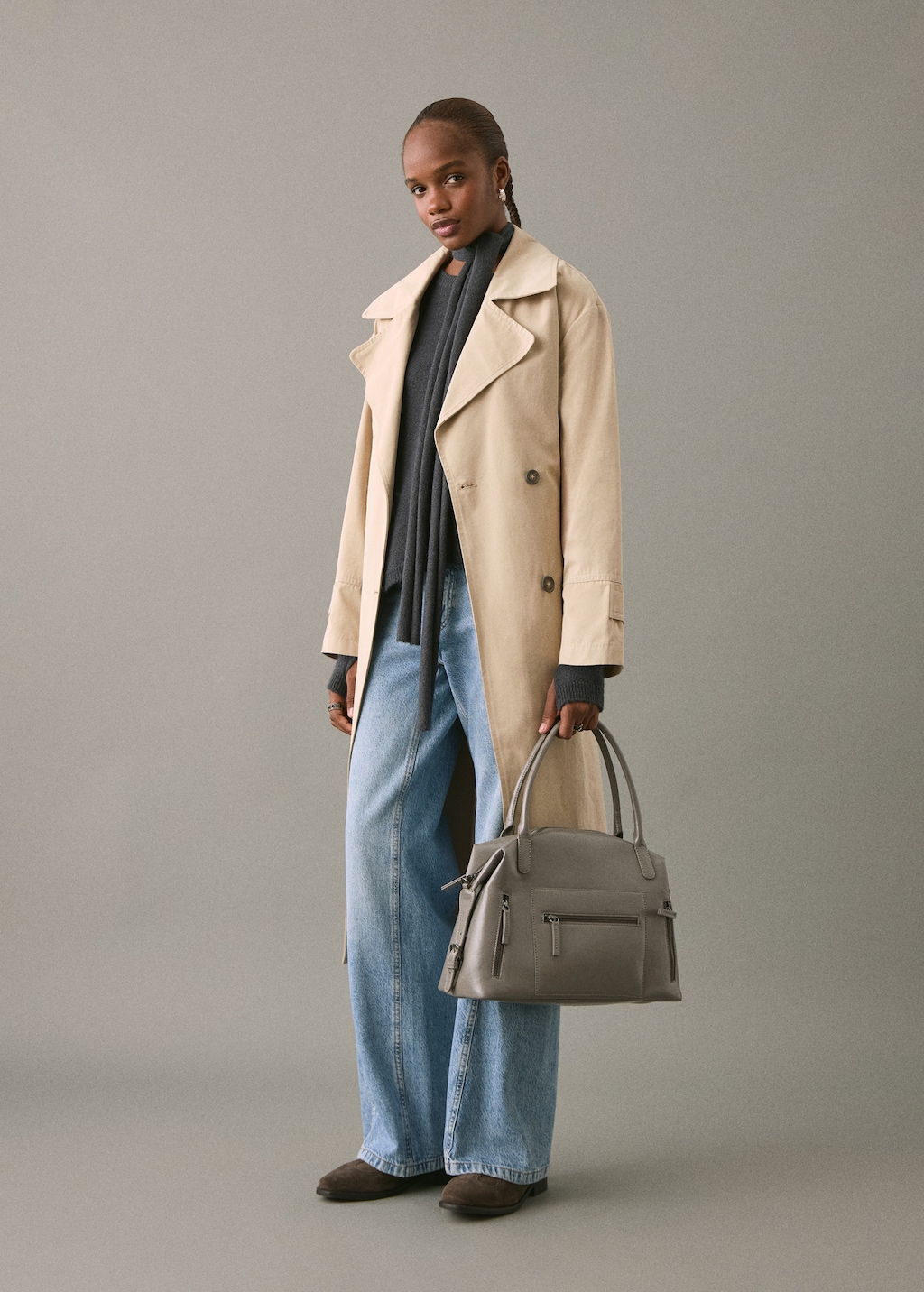 Classic trench coat with belt