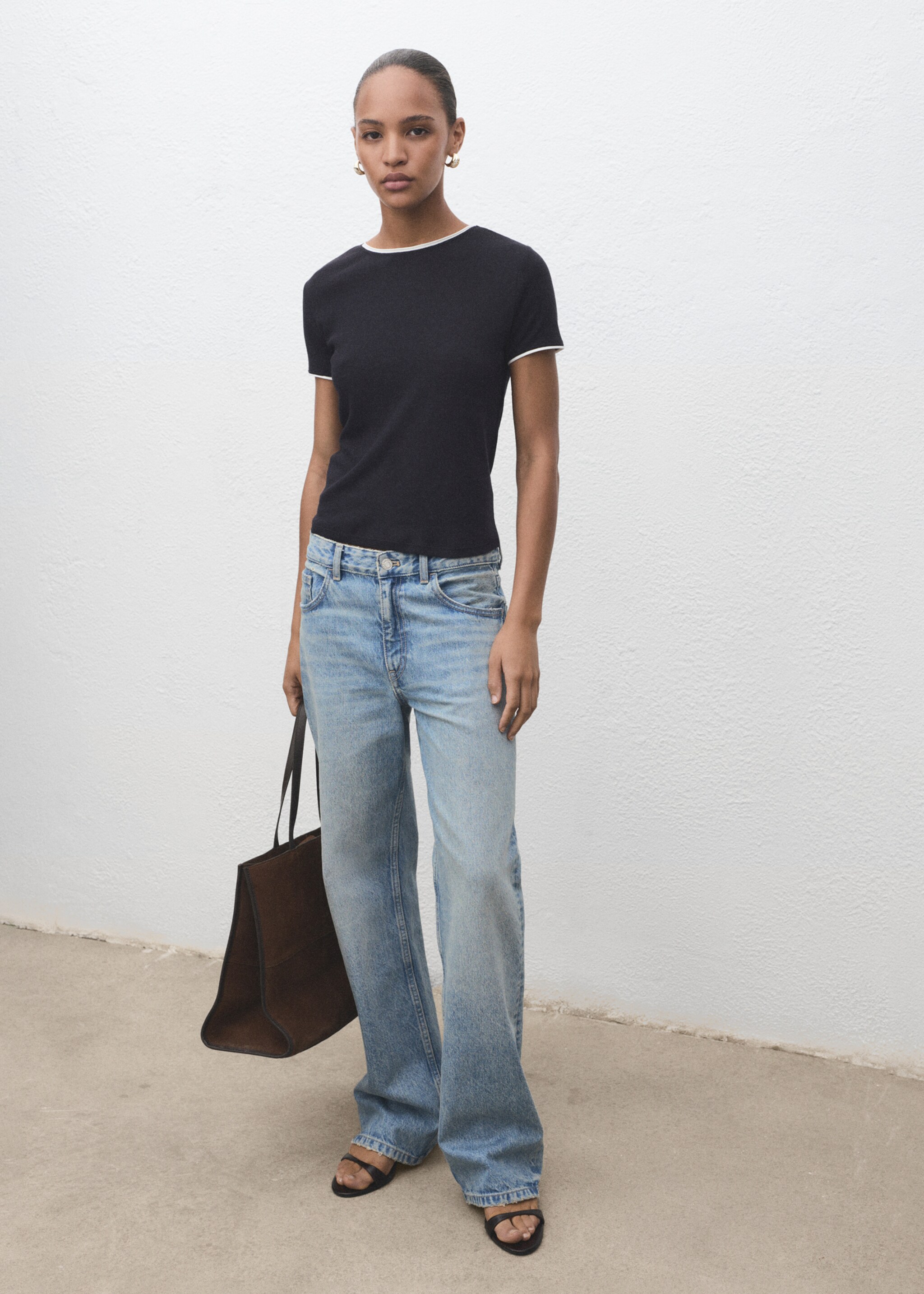 Combined cotton t-shirt - General plane, Navy. Ref: 17084093-00.