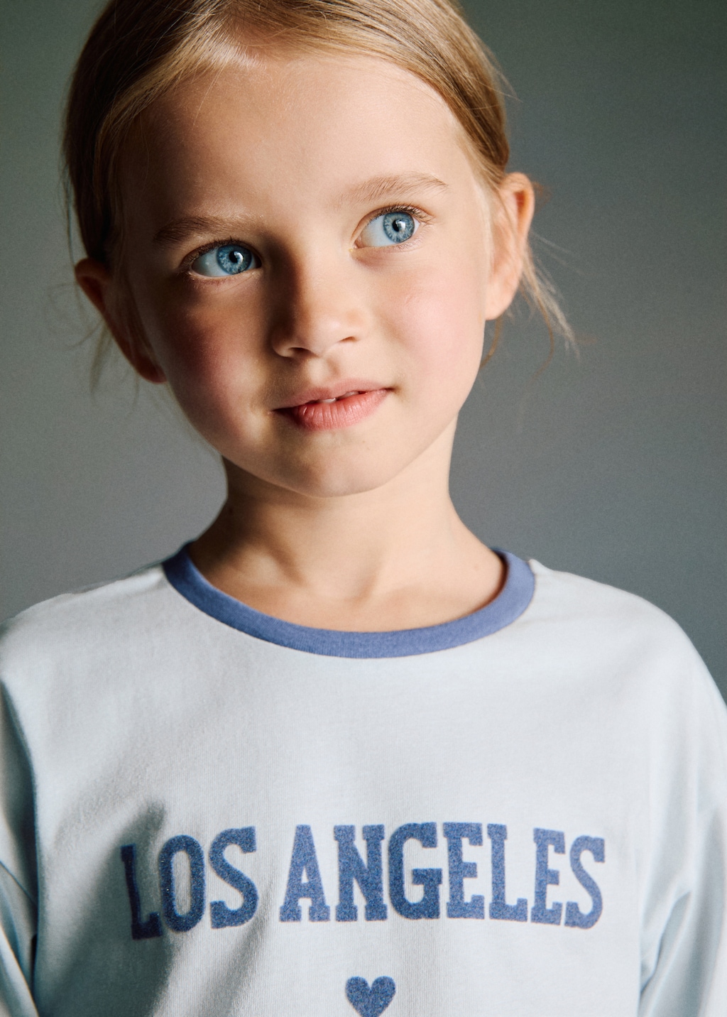 Printed cotton-blend t-shirt