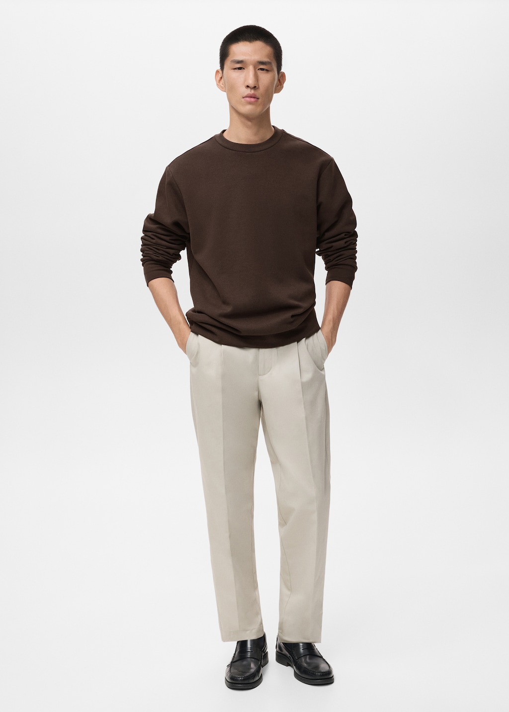 Regular-fit cotton sweatshirt
