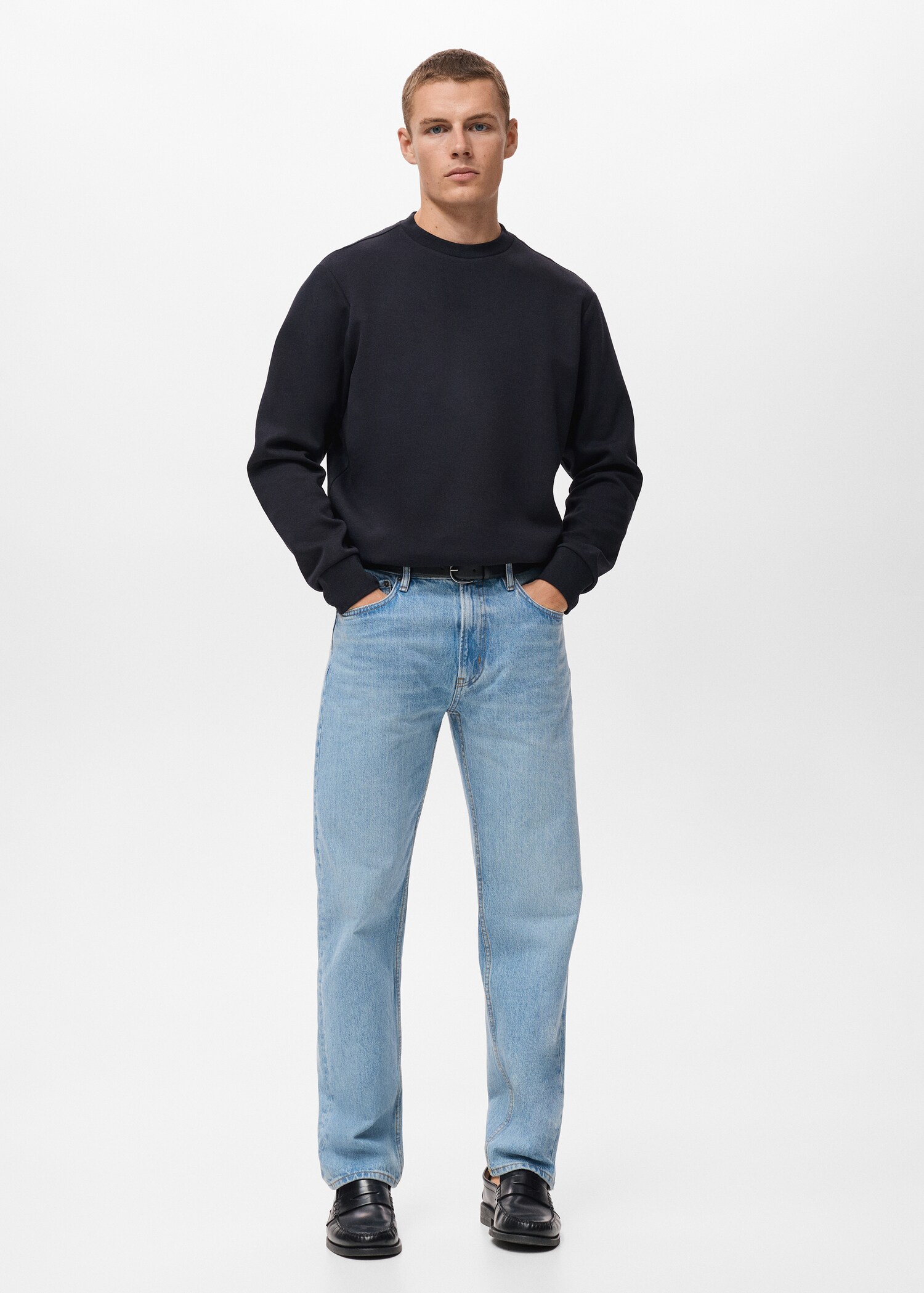 Regular-fit cotton sweatshirt - General plane