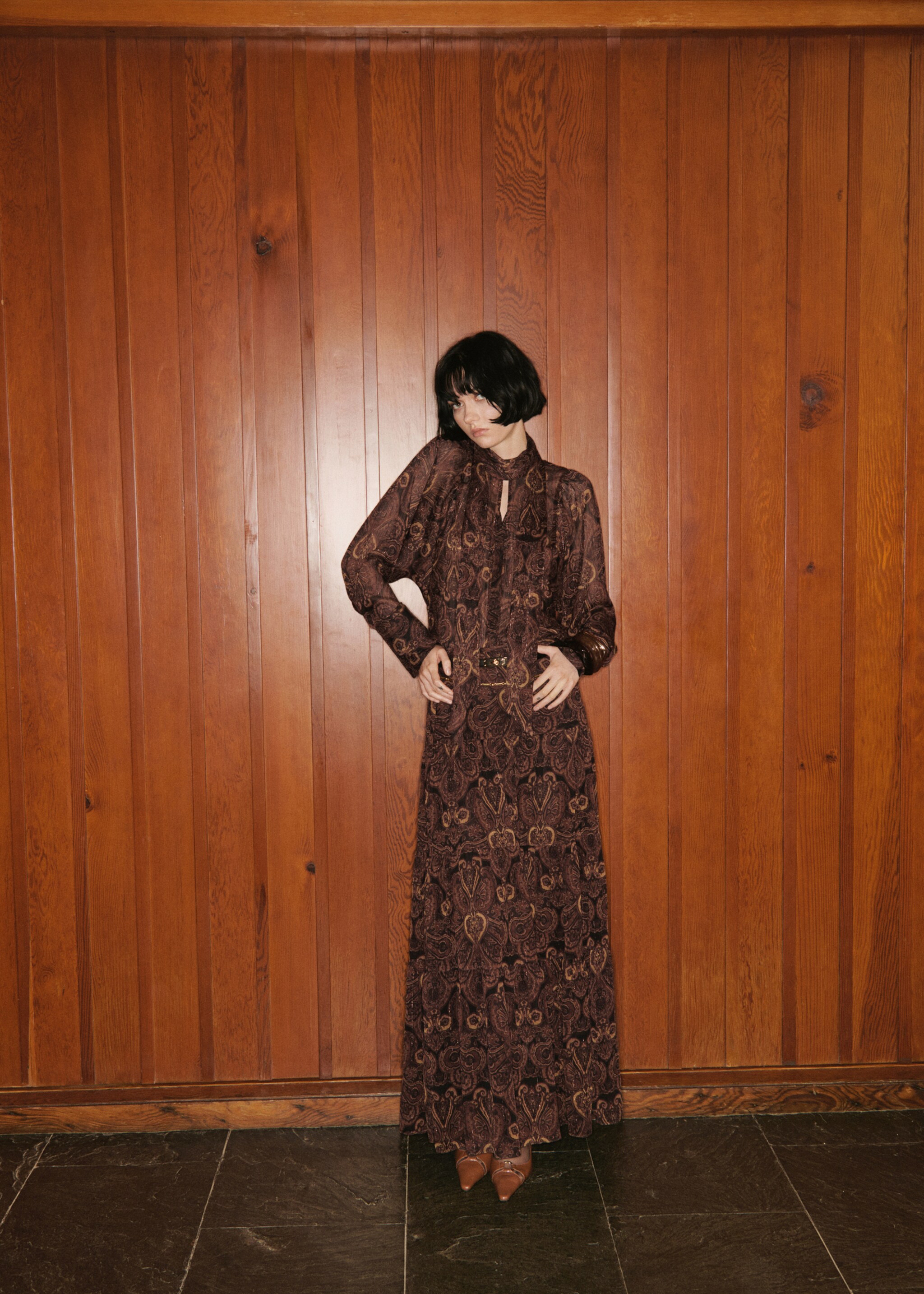 Skirt milano - General plane, Brown. Ref: 17085828-00.