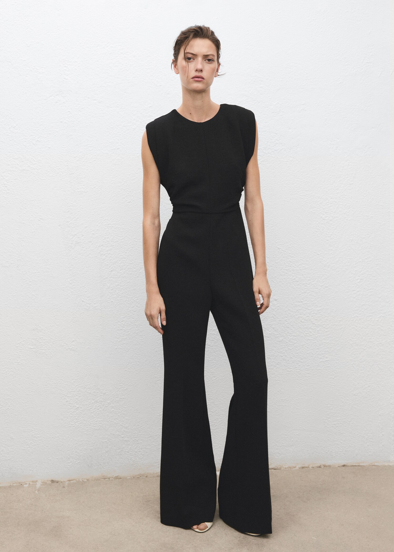 Ruched long jumpsuit - General plane