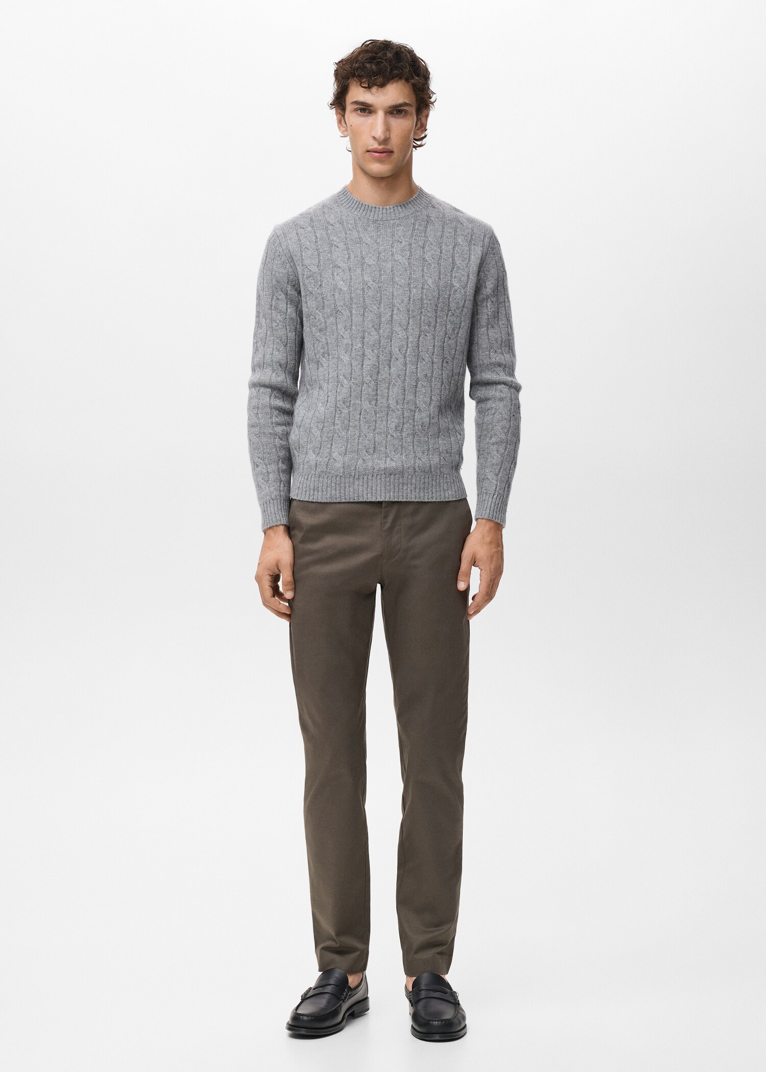 Dublino slim-fit chino trousers - General plane