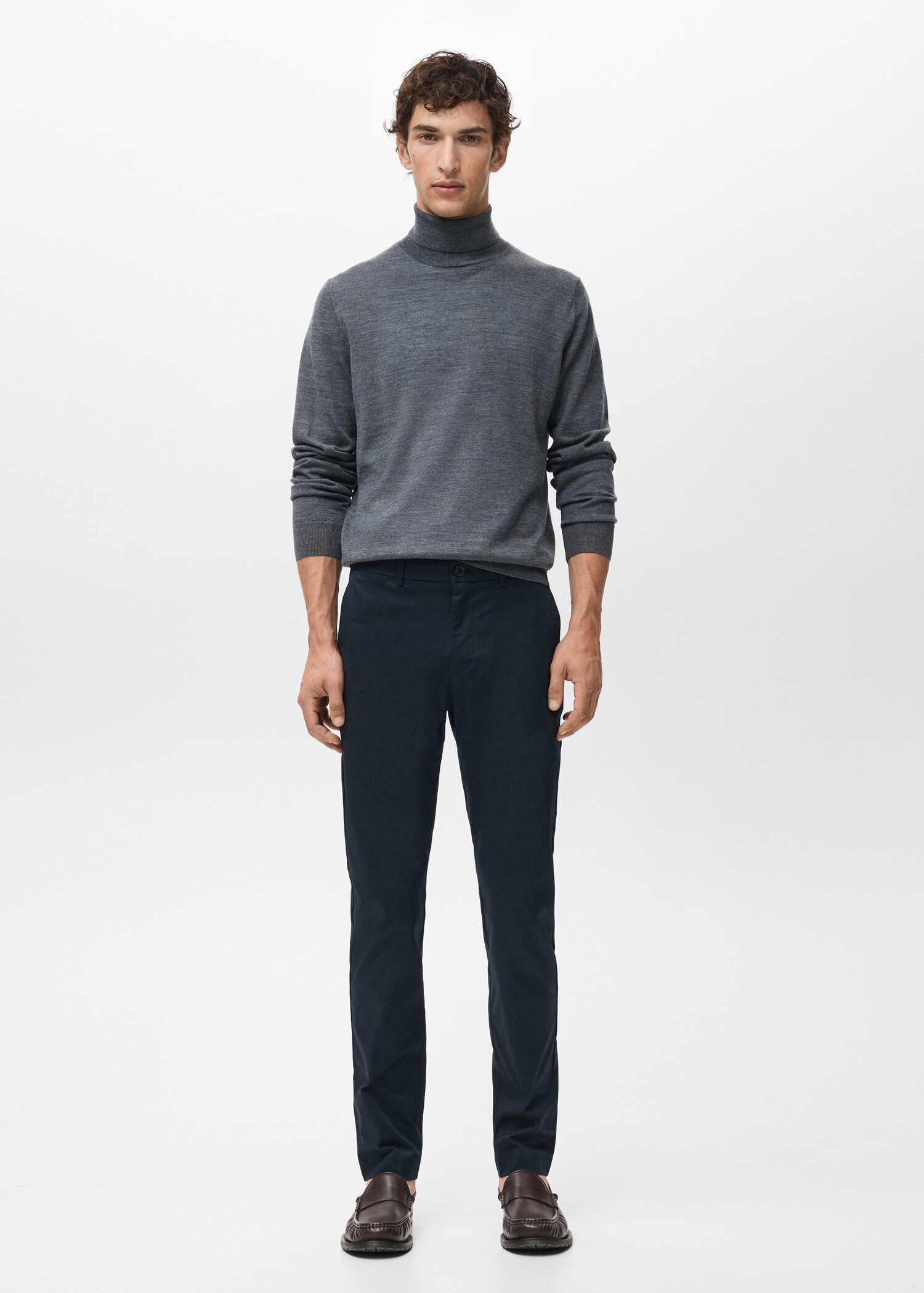 Dublino slim-fit chino trousers - General plane