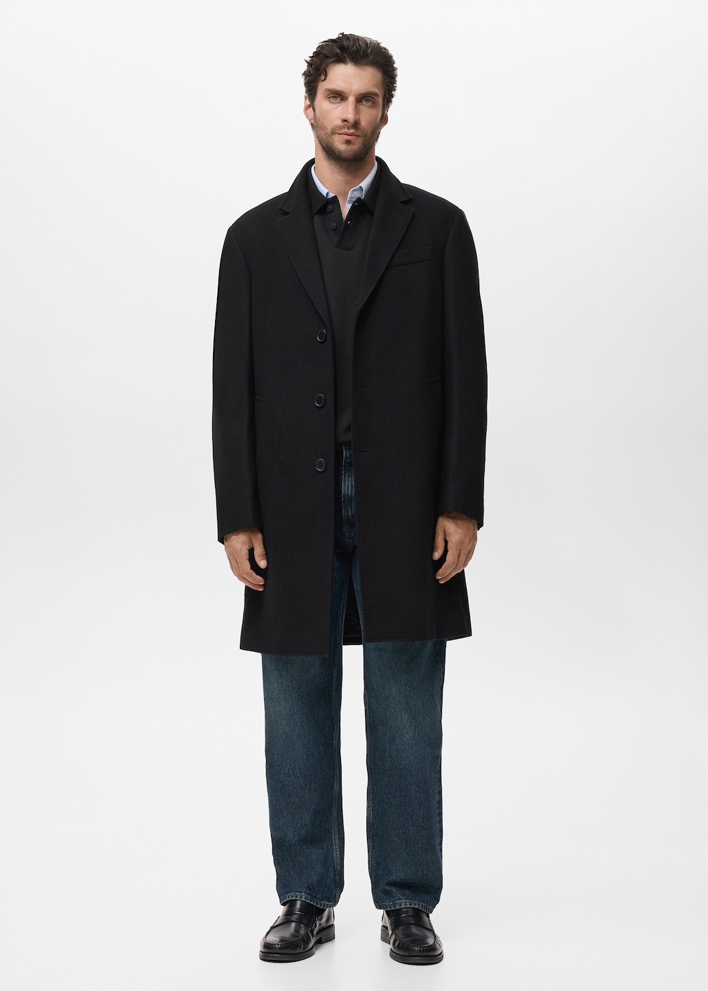 Long wool coat