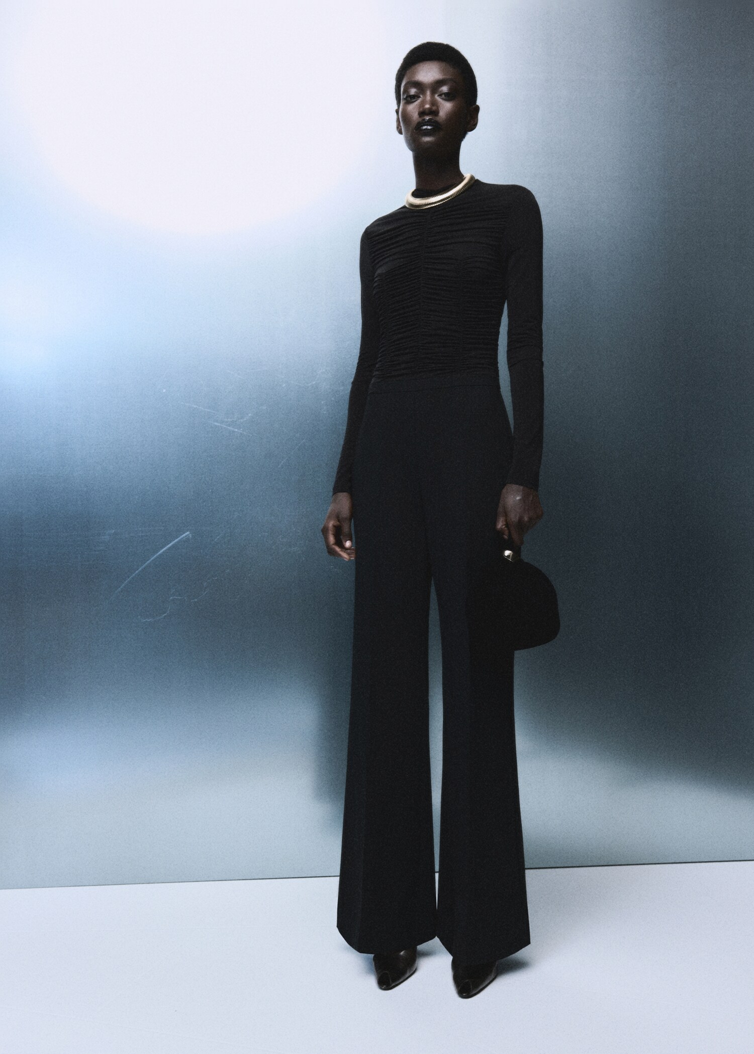 Combined ruched jumpsuit - General plane