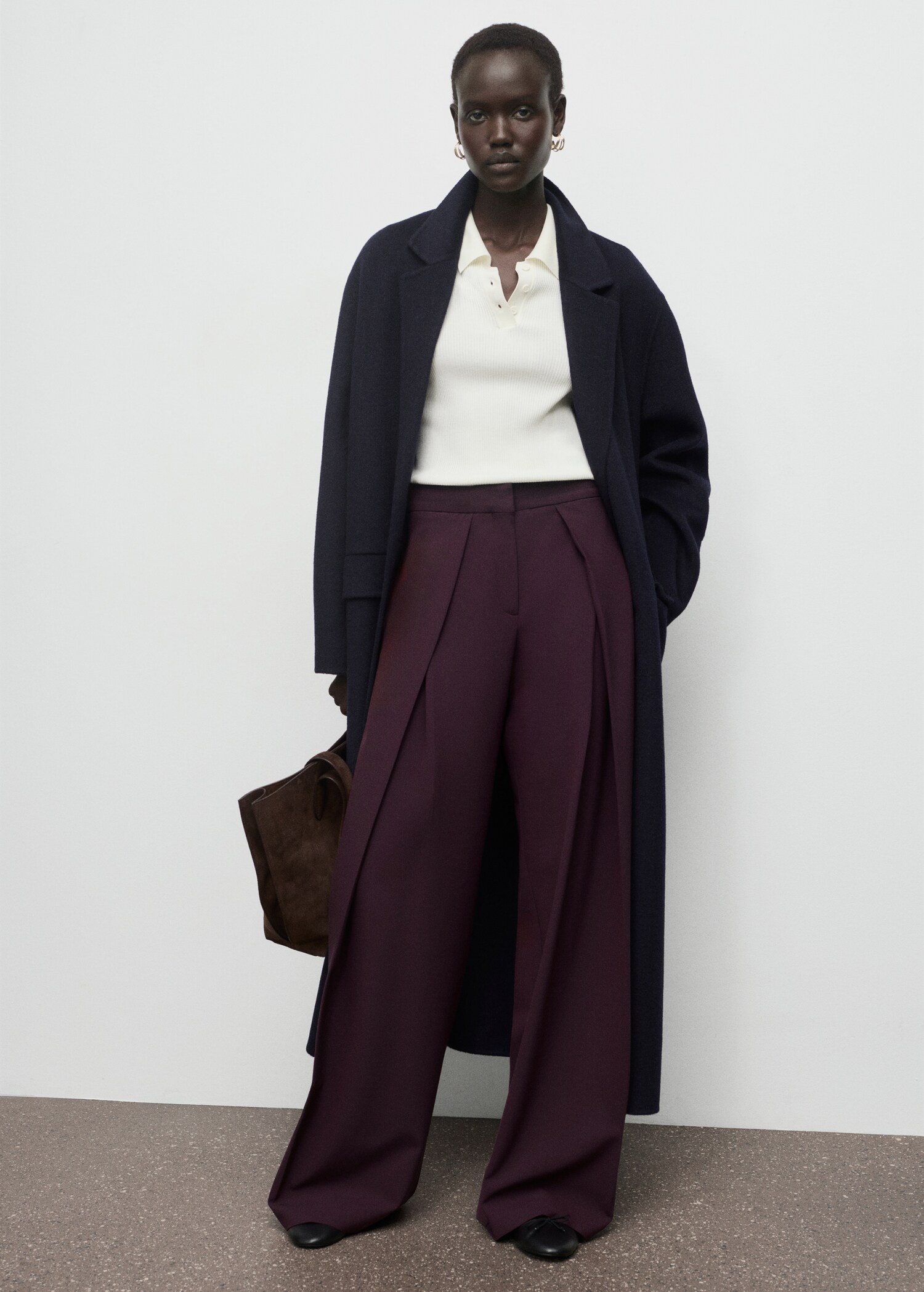 Pantalon large à pinces - Plan général