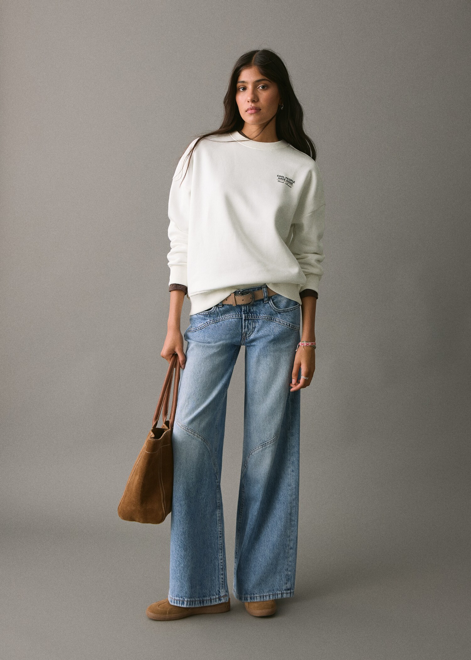 Sweater imprimé coton - Plan général