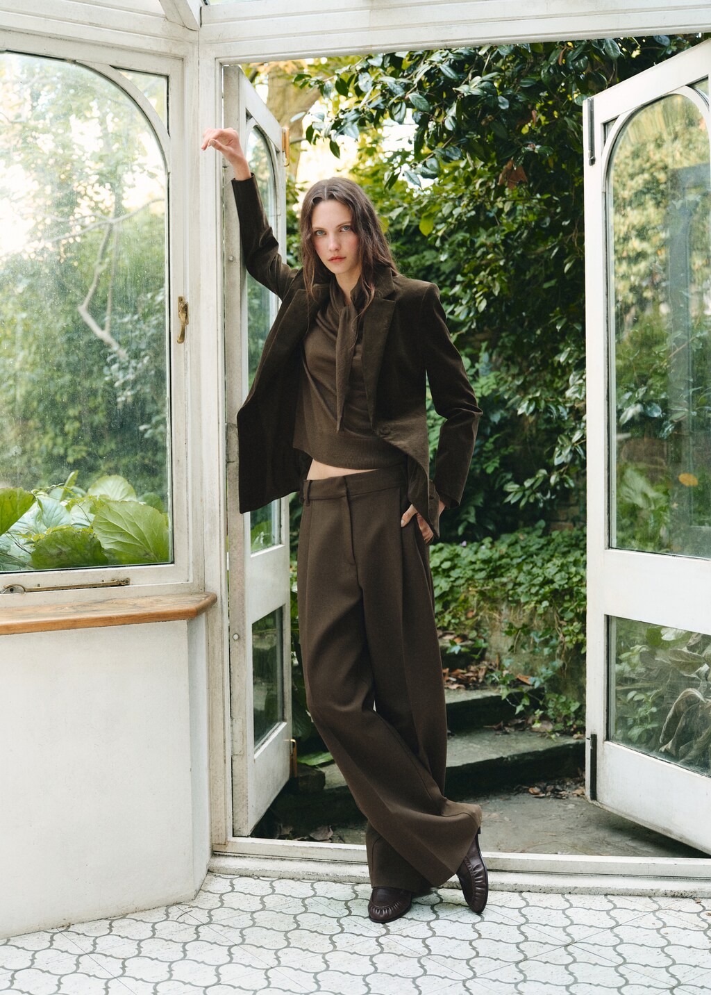 Mango Velveteen jacket with pockets