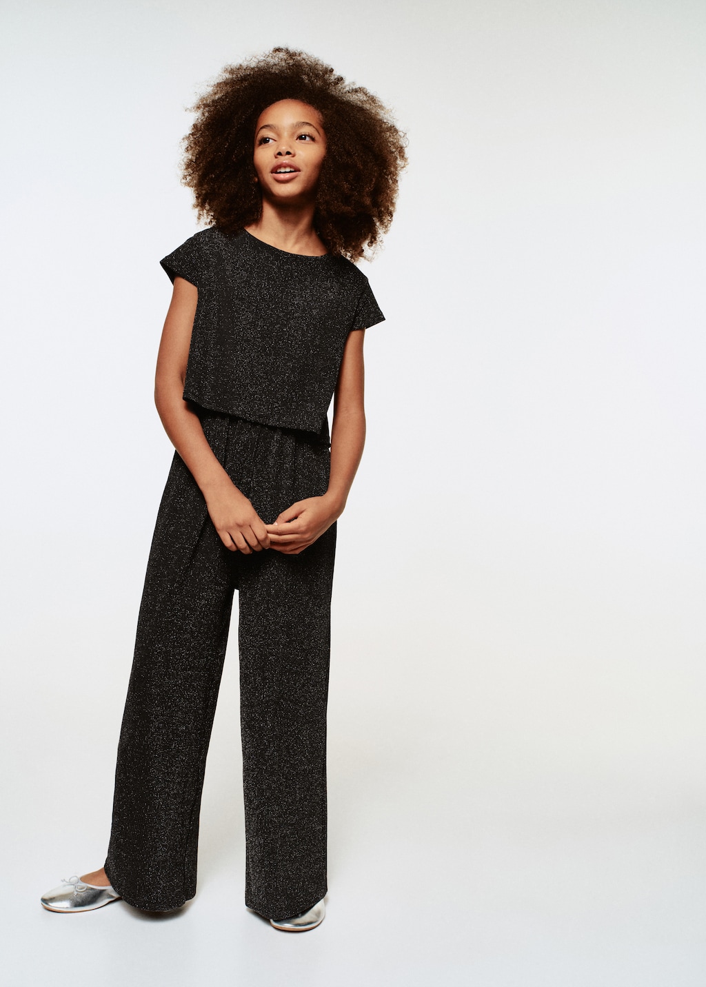 Lurex long jumpsuit
