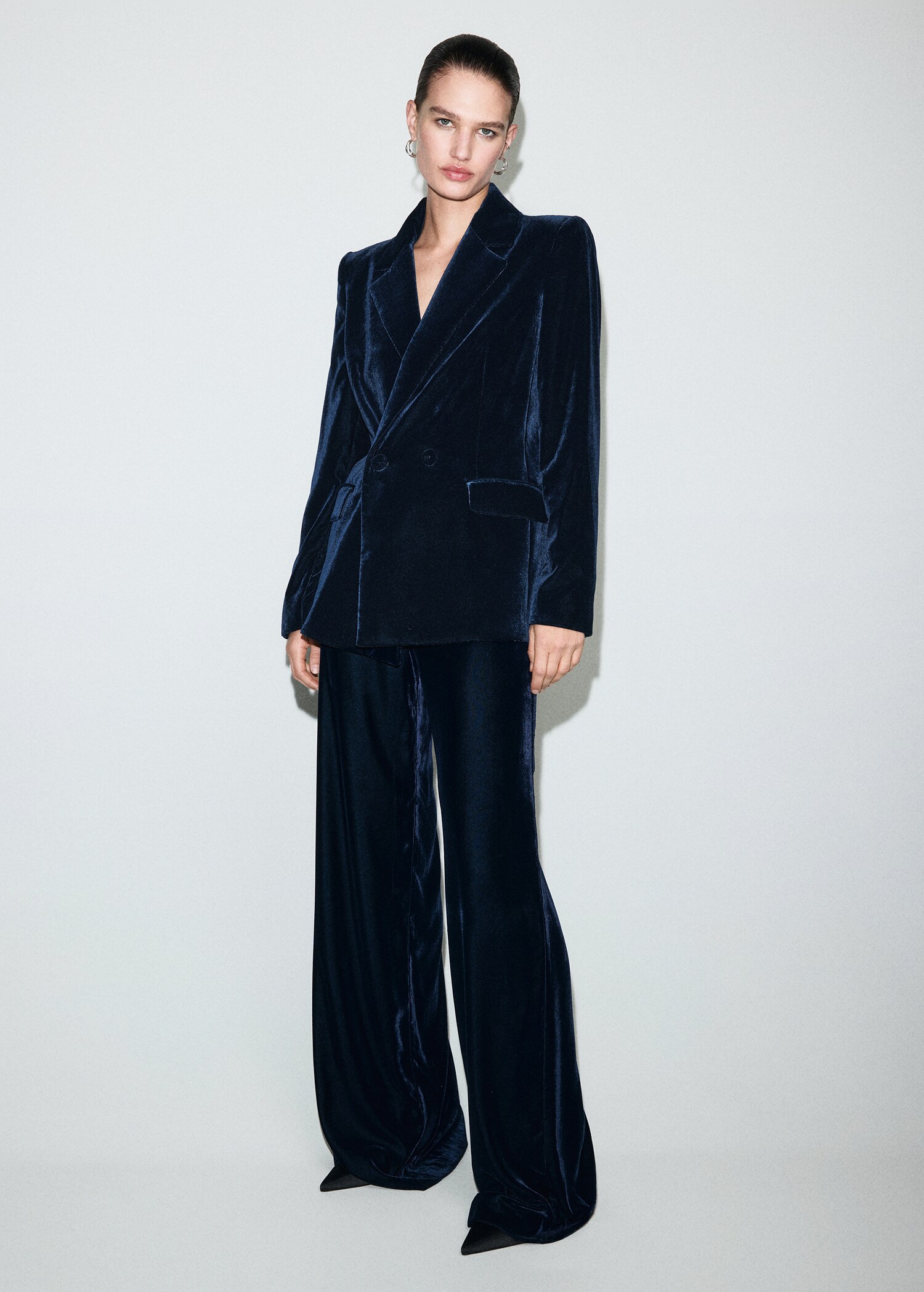 Pantalon costume velours - Plan général