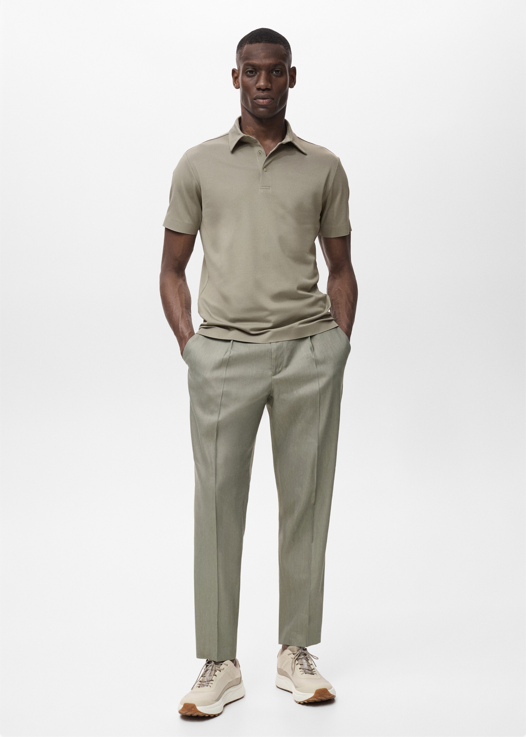 COOLMAX® slim fit polo shirt - General plane