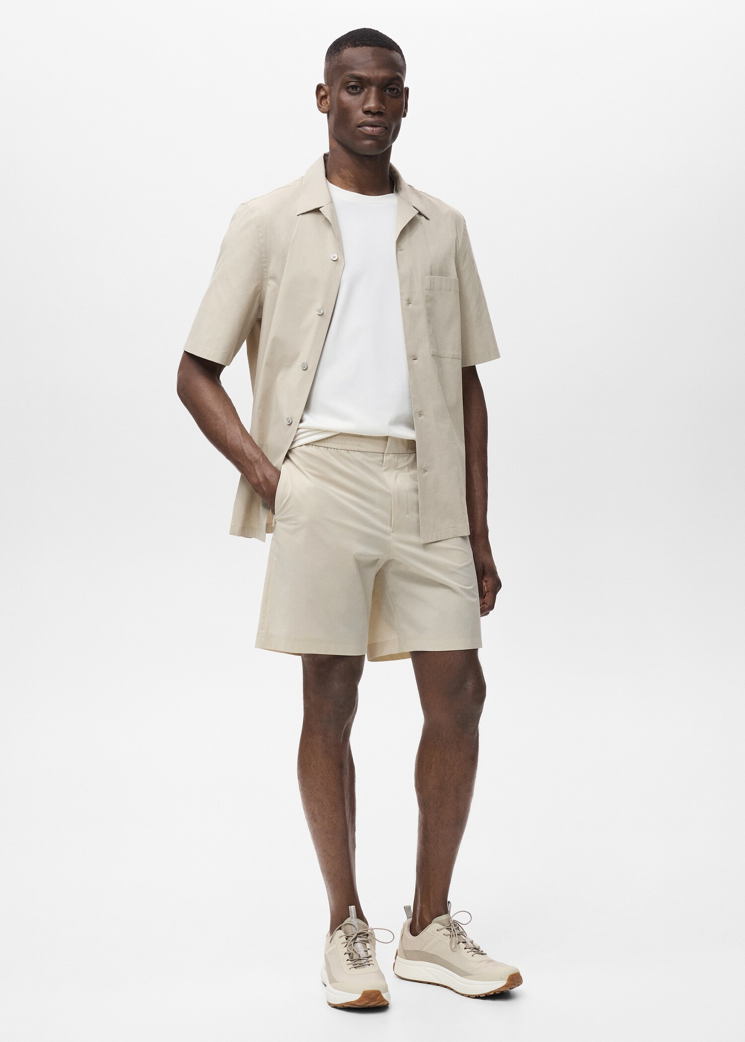 Bermudas water-repellent - Plano general