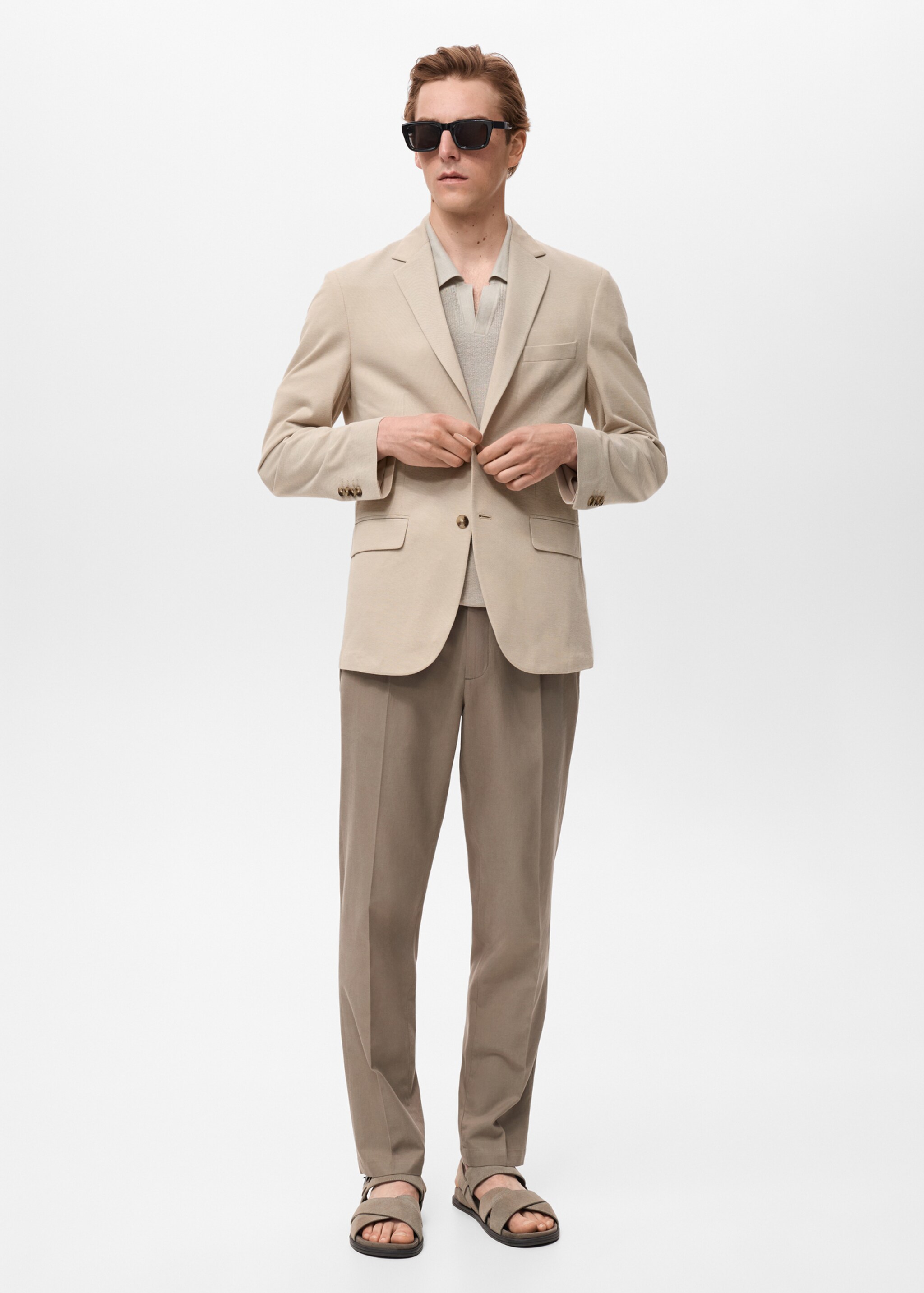 Americana Verner slim fit algodón - Plano general