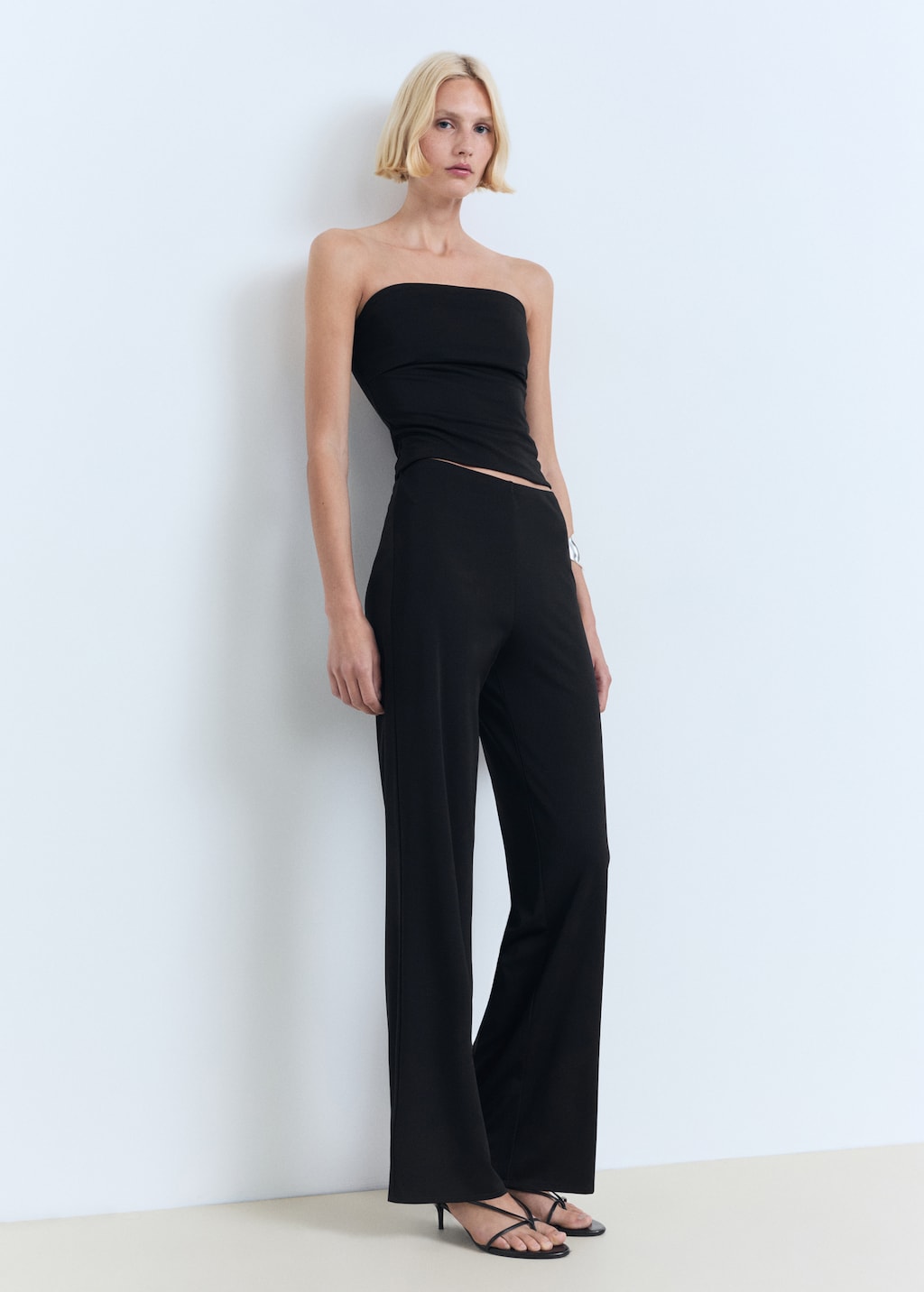 Straight mid-rise pants - Women | MANGO USA