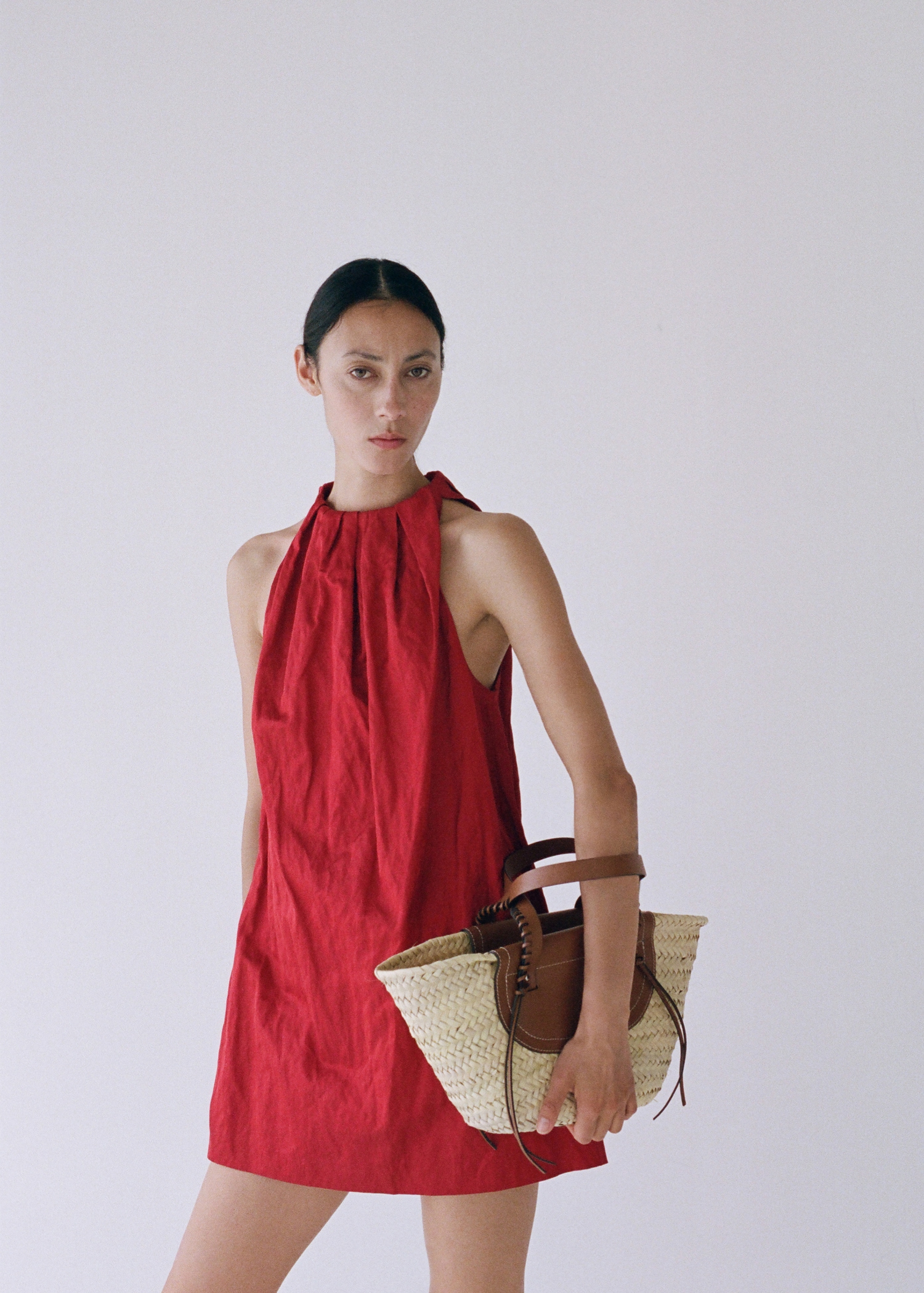 Natural fibre basket bag - General plane