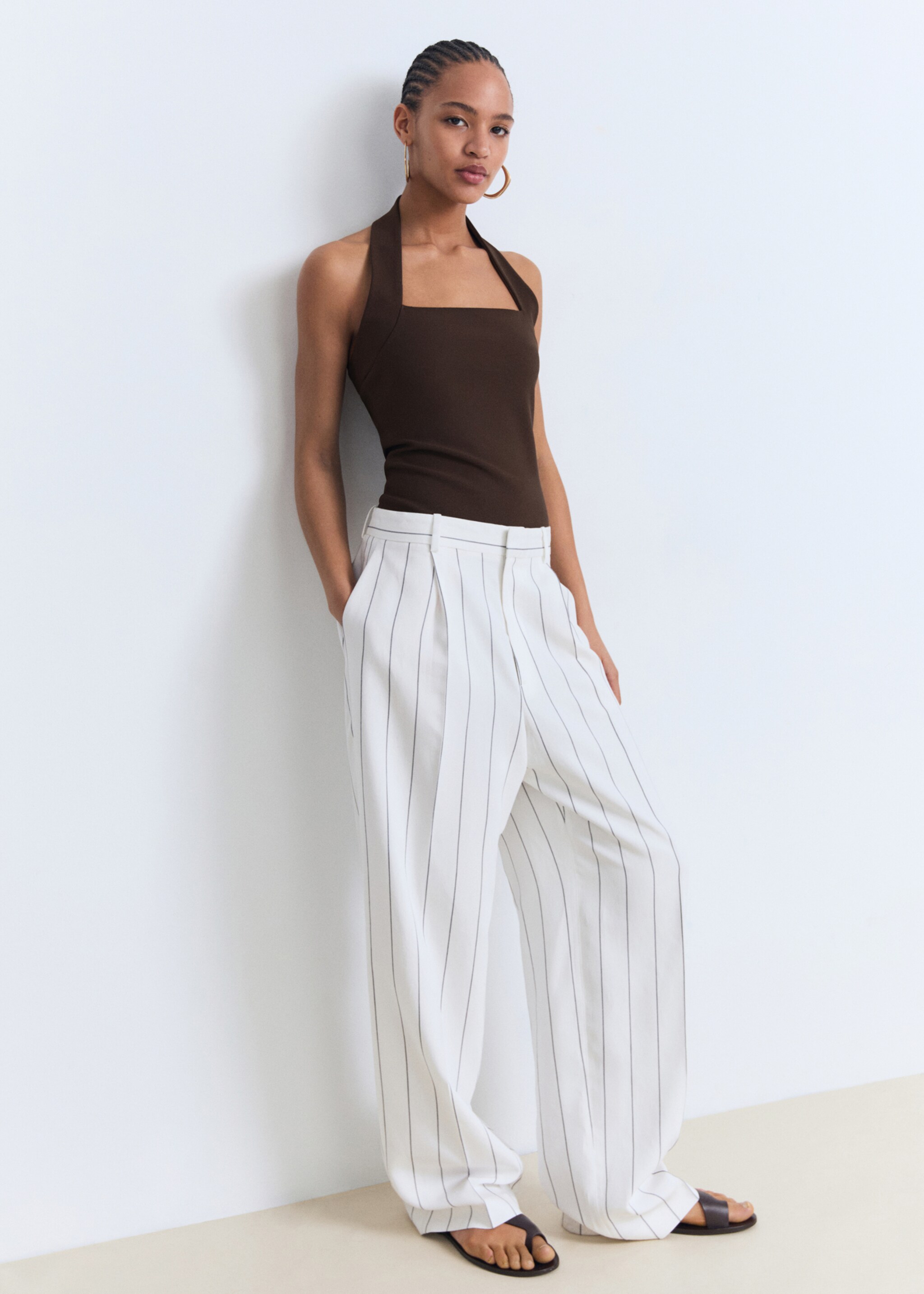 Halter-neck top - General plane