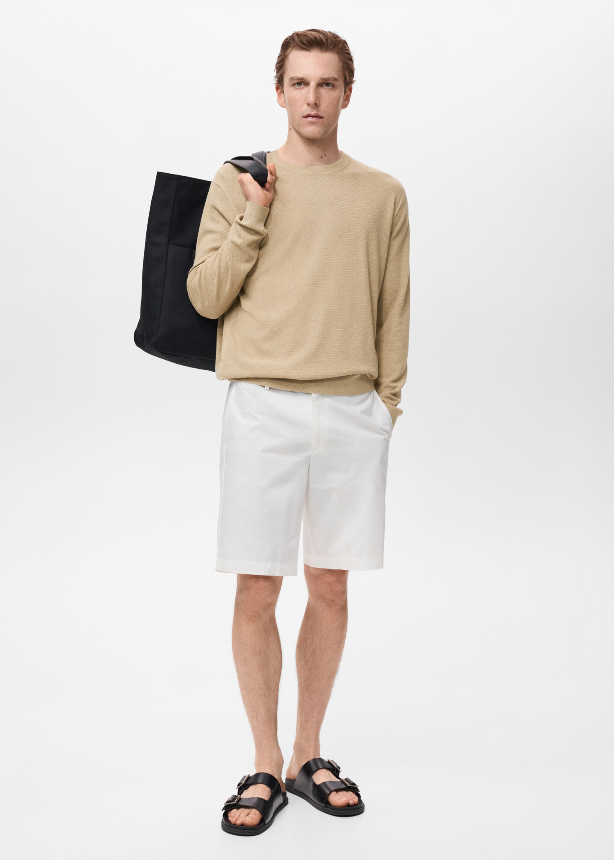 Pull-over en maille fine - Plan général
