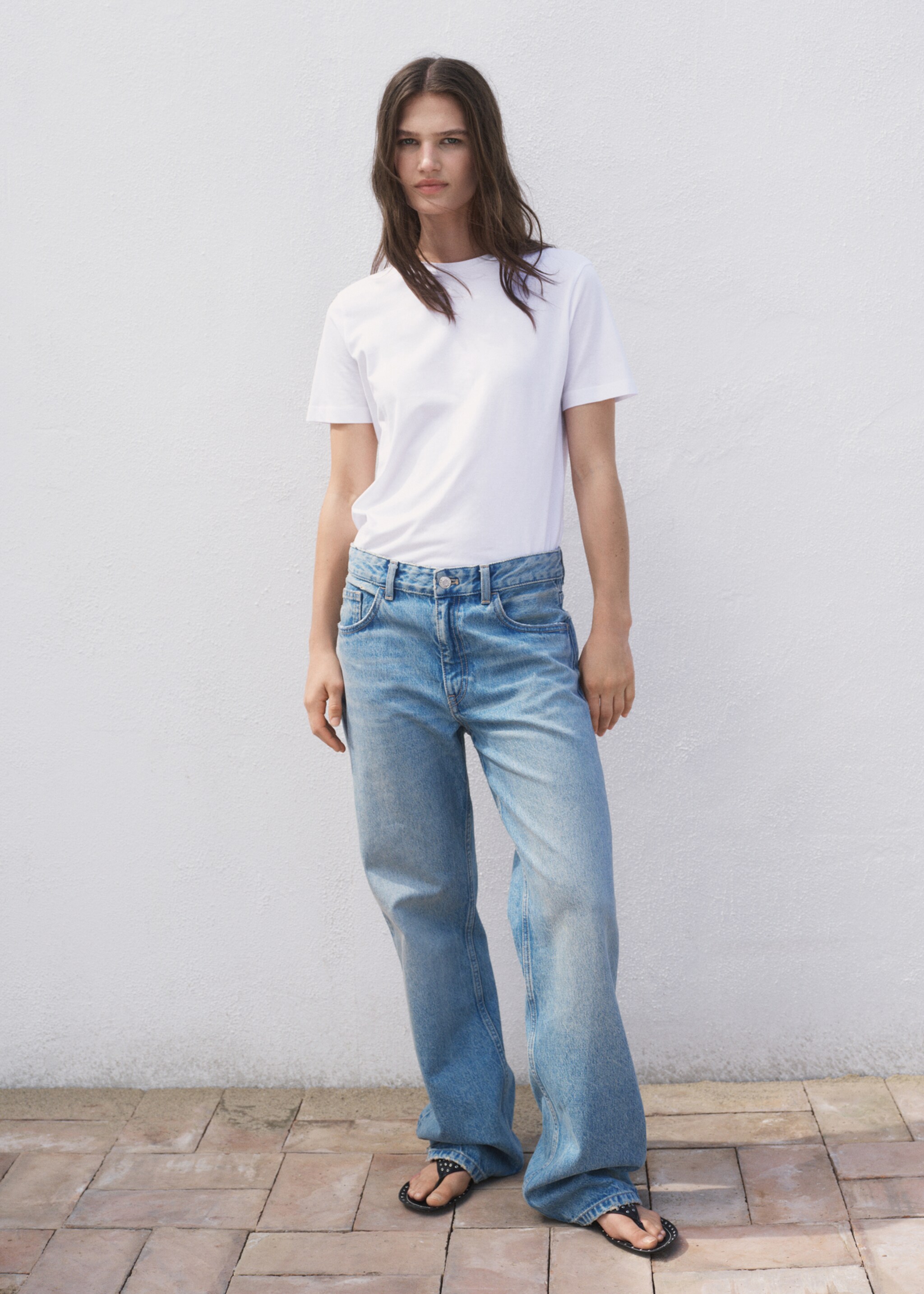 T-shirt coton manches courtes - Plan général