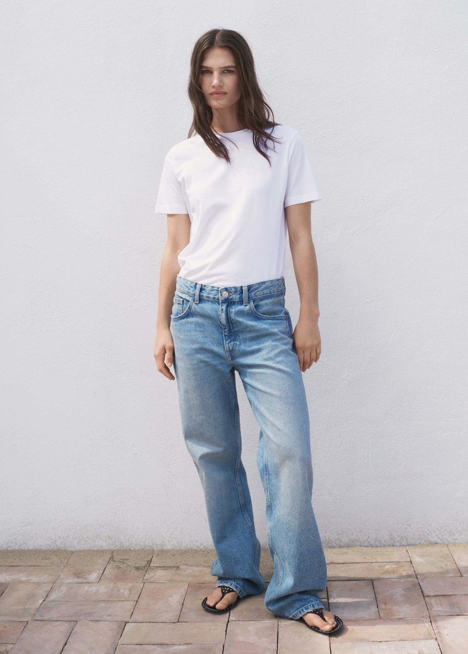 T-shirt coton manches courtes - Plan général
