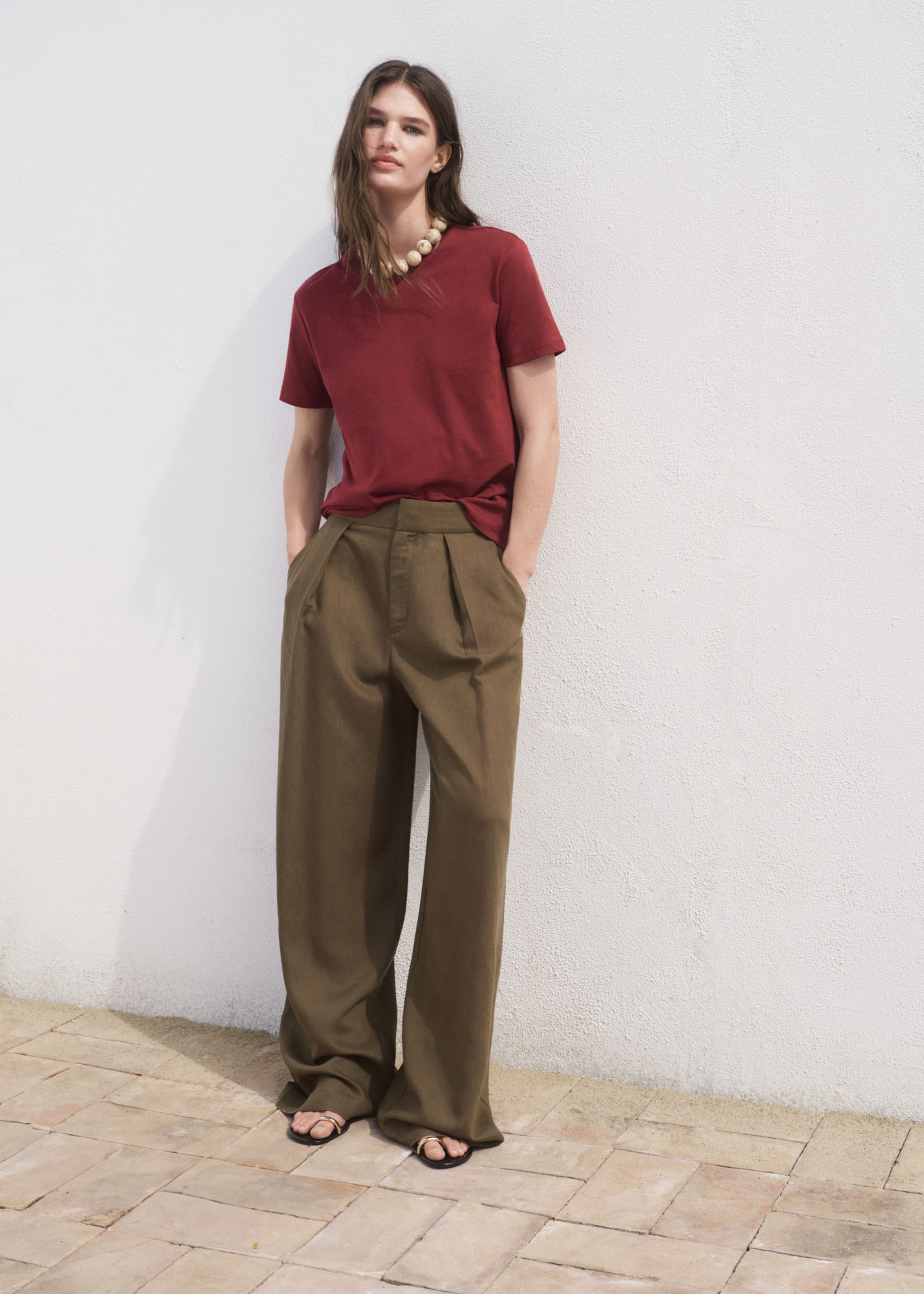 Cotton short-sleeved t-shirt - General plane
