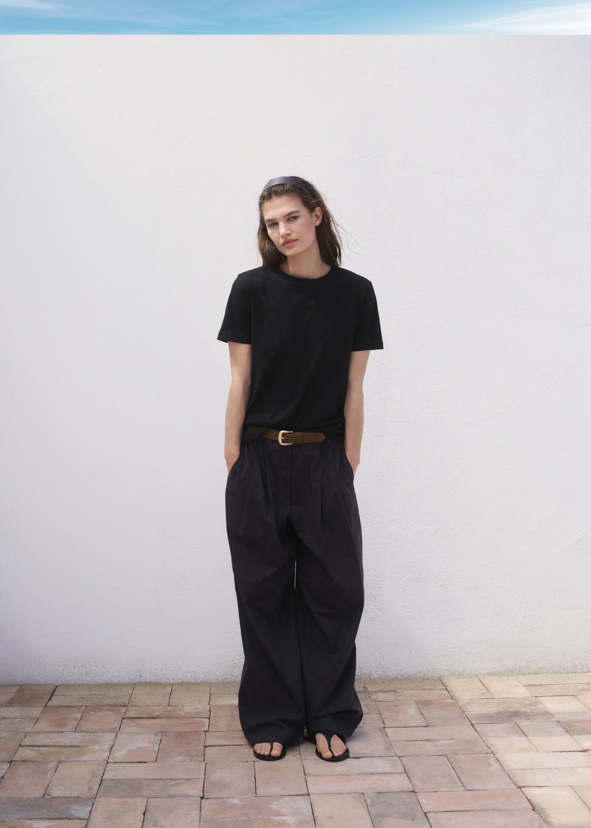 Cotton short-sleeved t-shirt - General plane