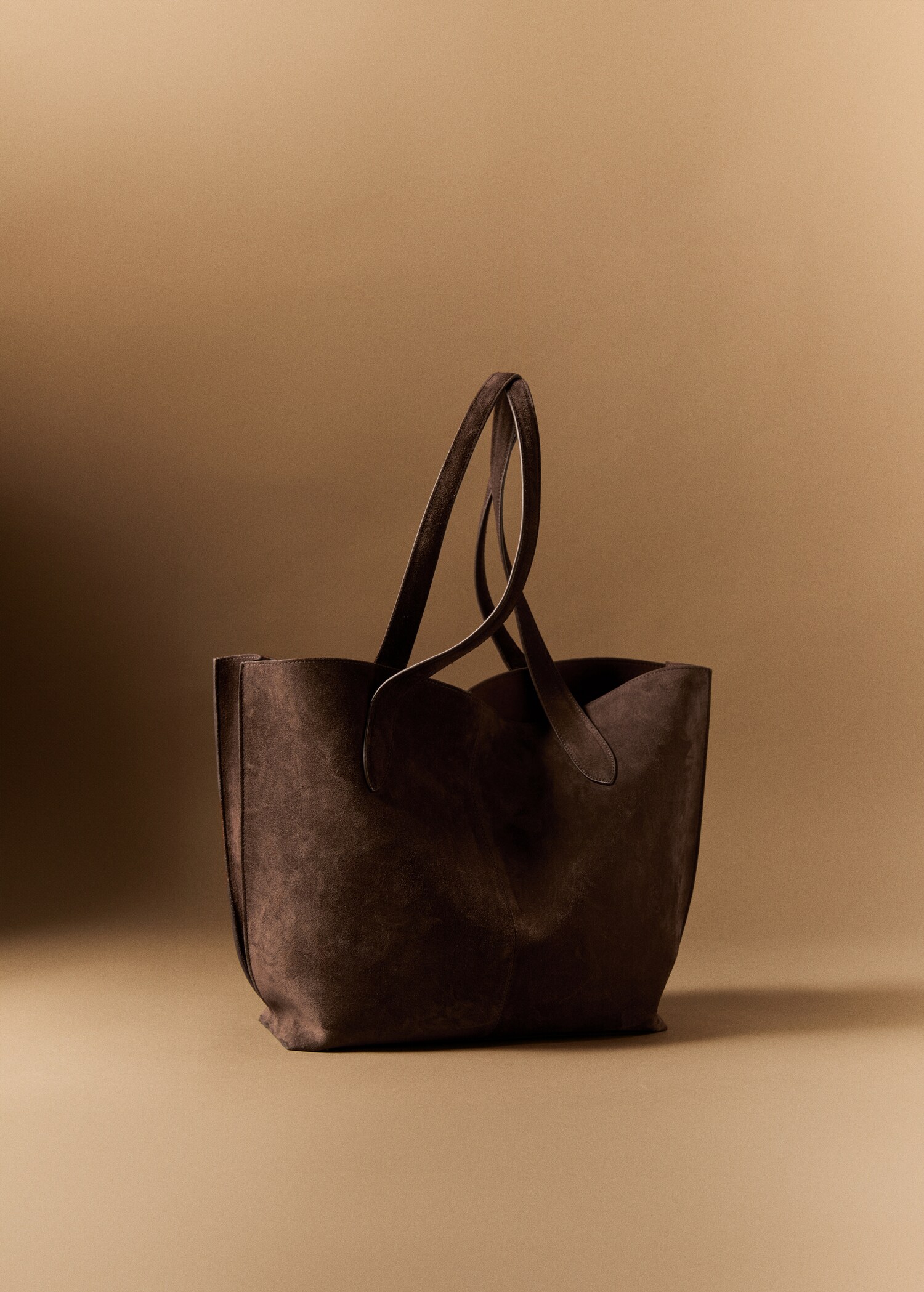 Suede shopper bag - General plane