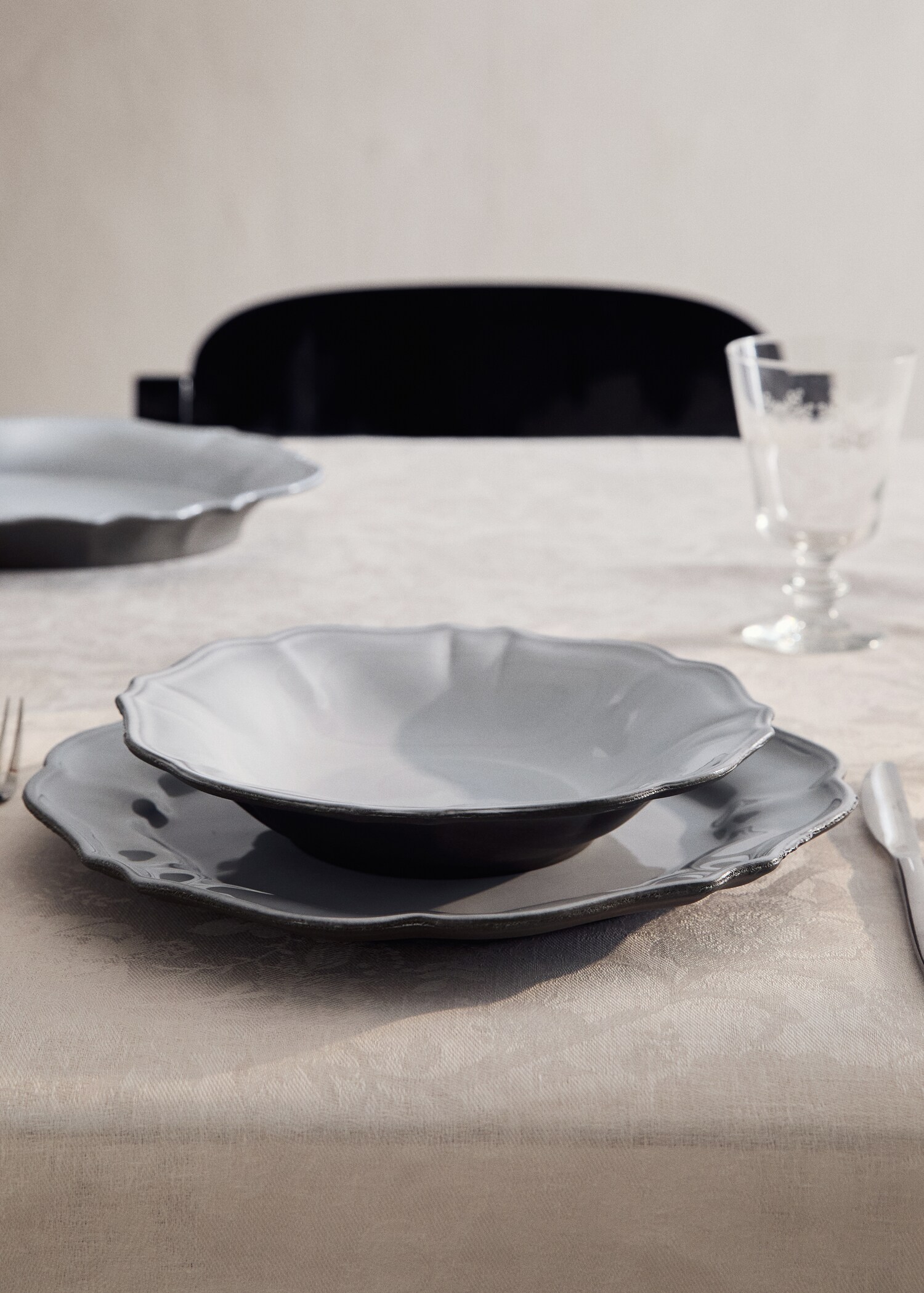Assiette creuse clay - Plan général