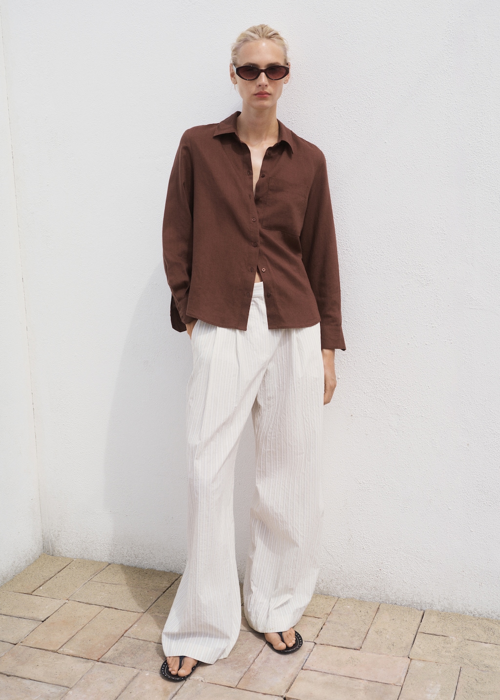 Lyocell shirt with pocket