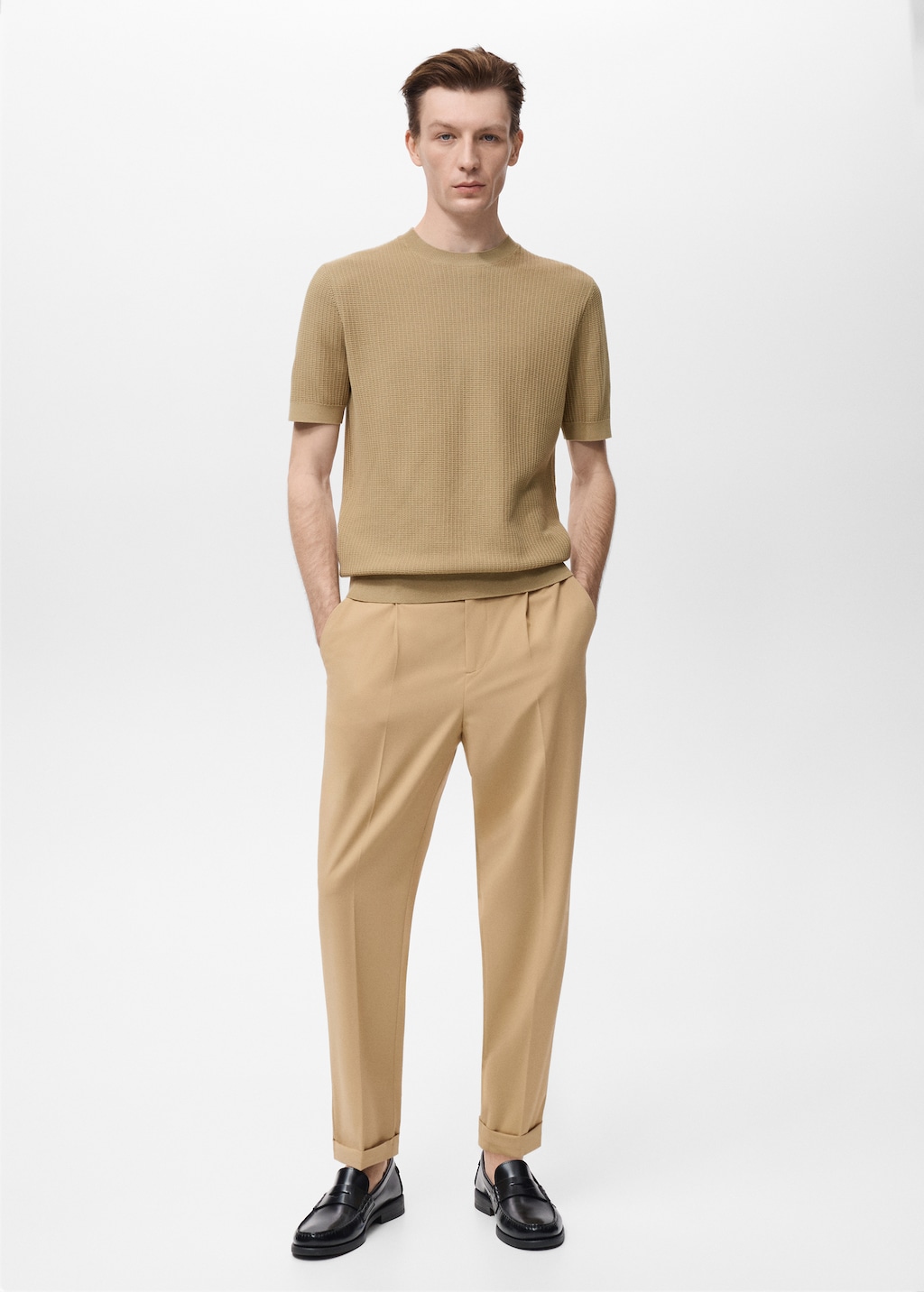 100% cotton knitted t-shirt