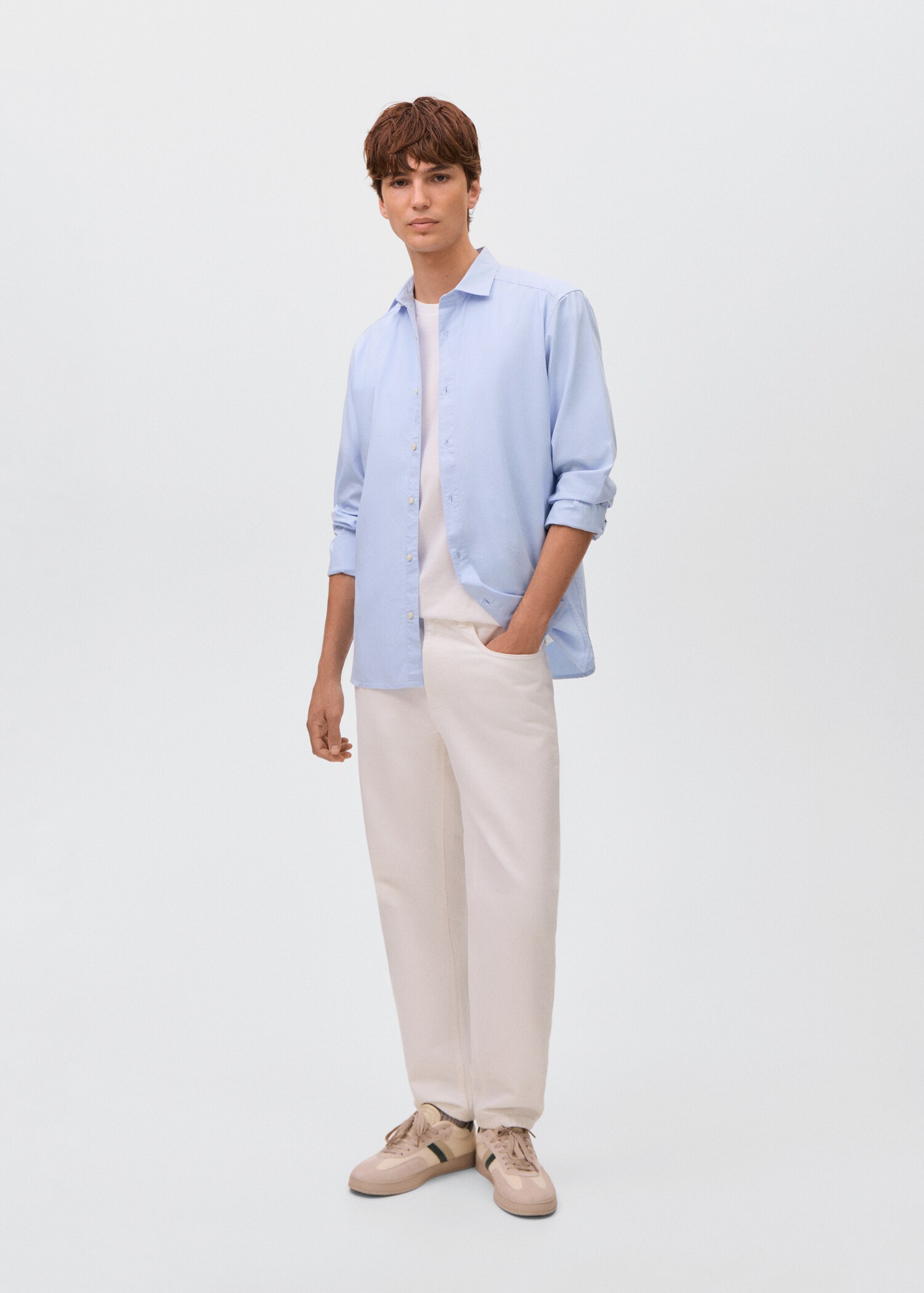 Camisa básica algodón - Plano general