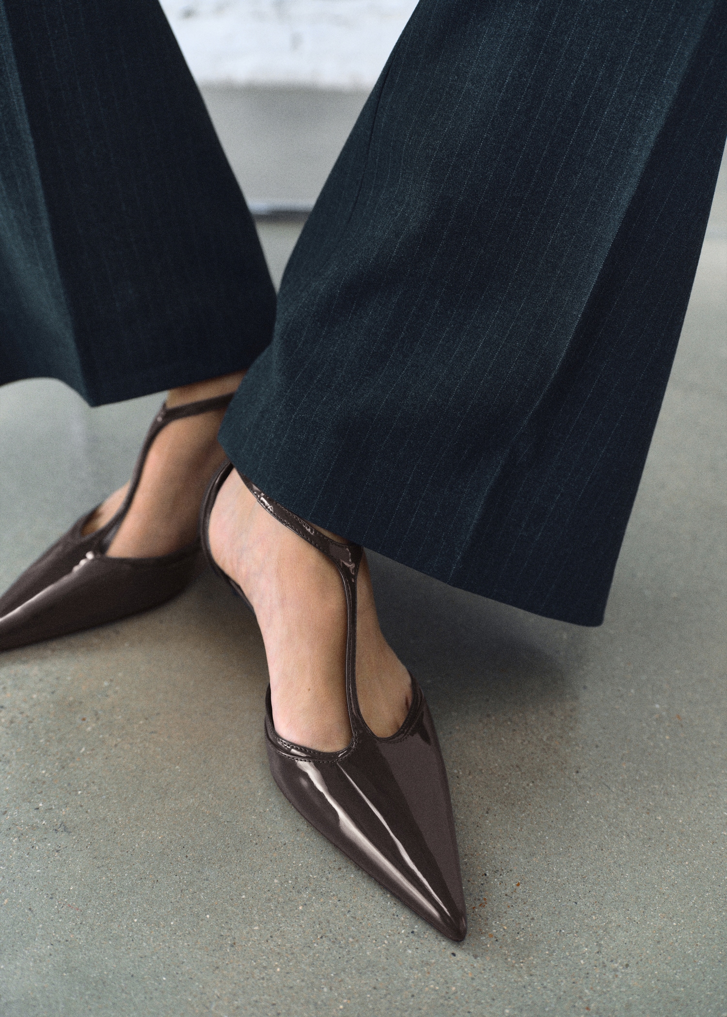 Kitten-heel patent leather shoes Women MANGO Vietnam