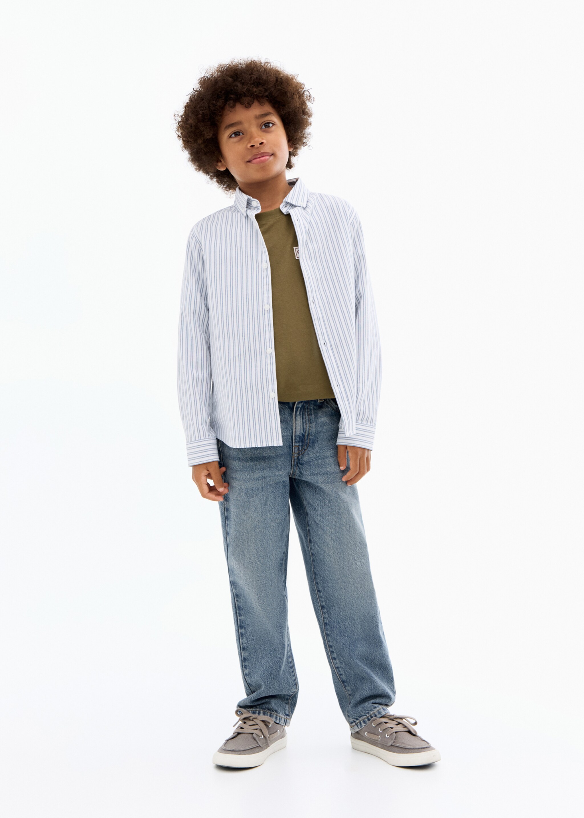 Regular straight jeans - General plane