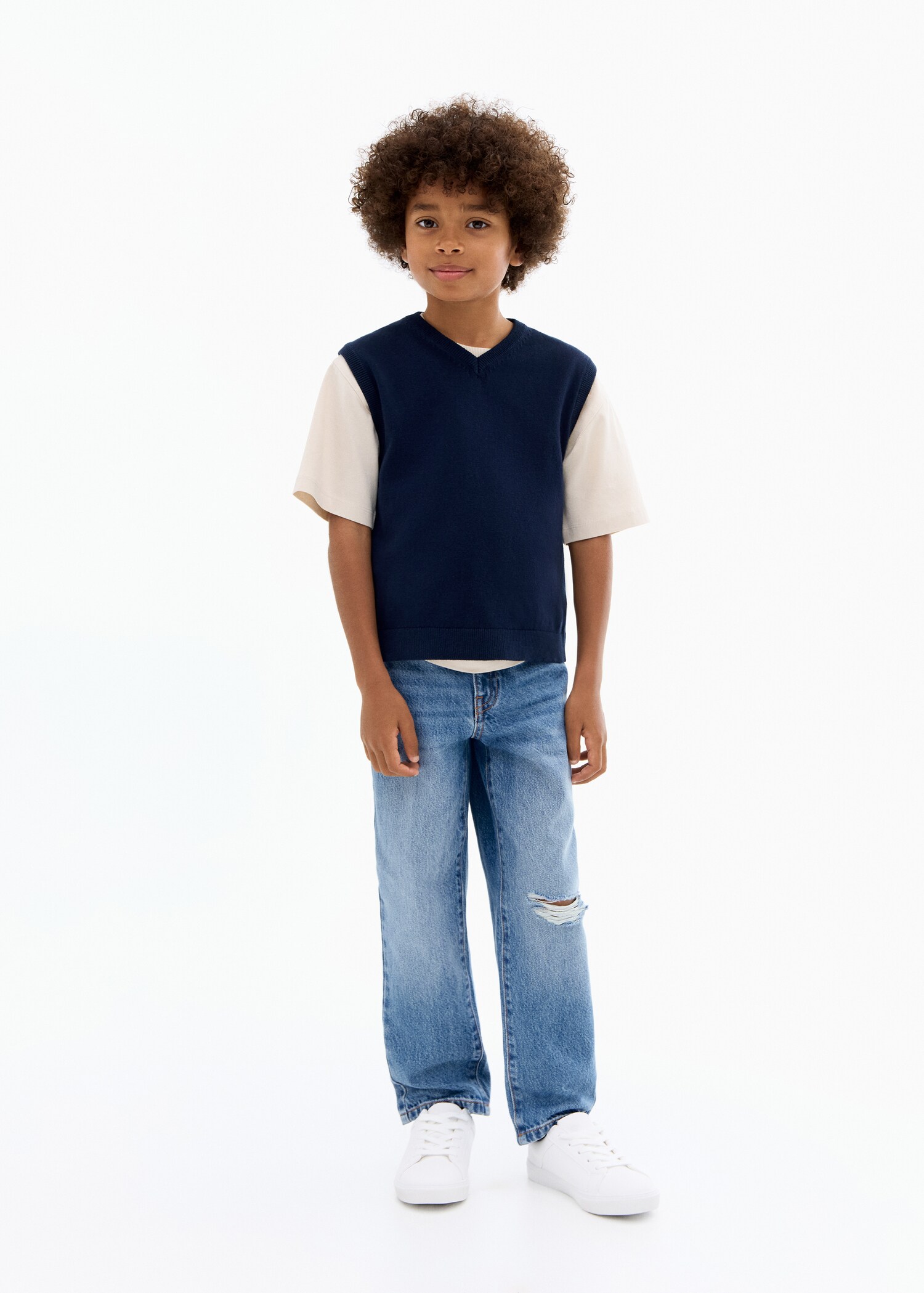 Regular straight jeans - General plane
