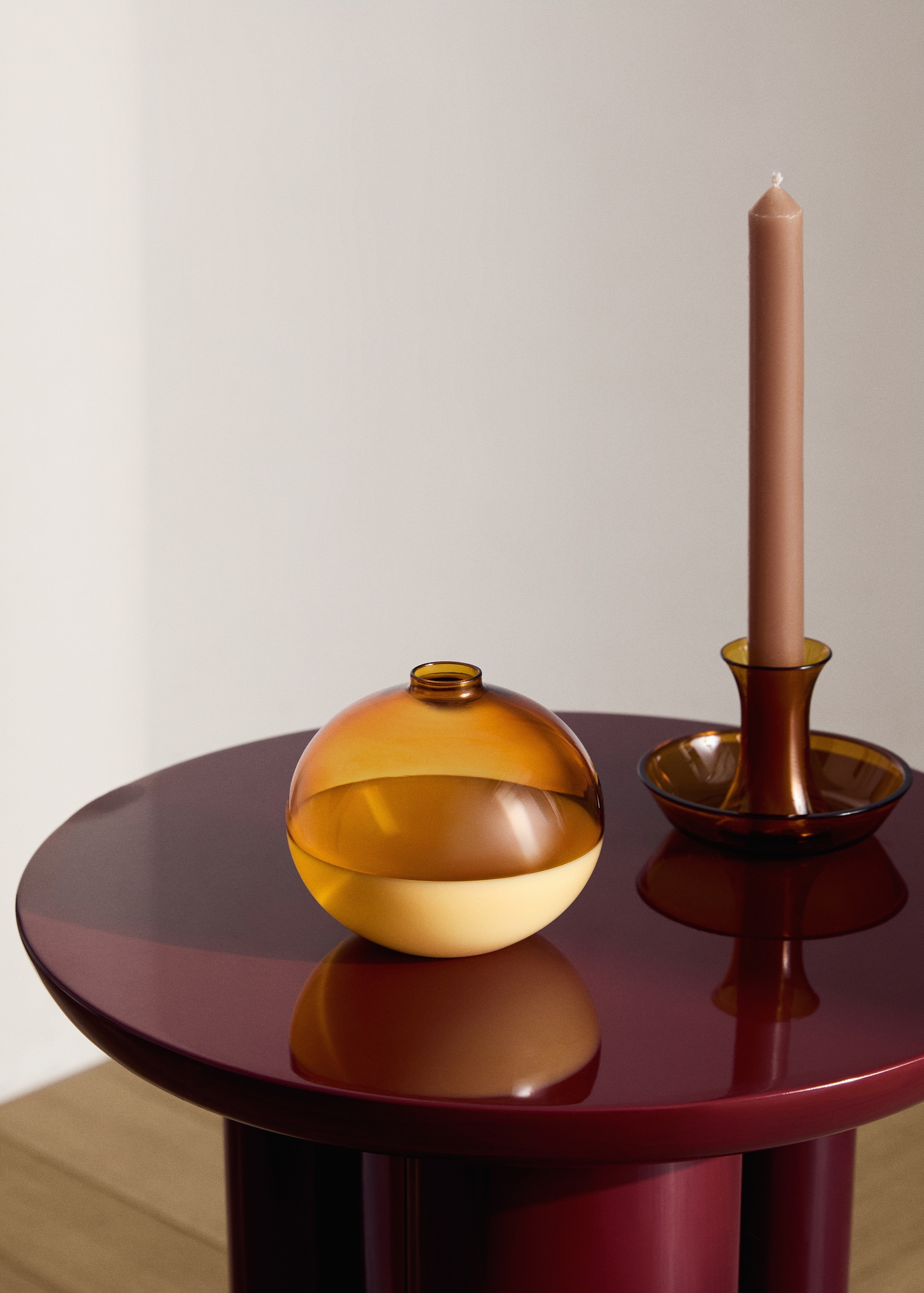 Borosilicate bud vase - General plane